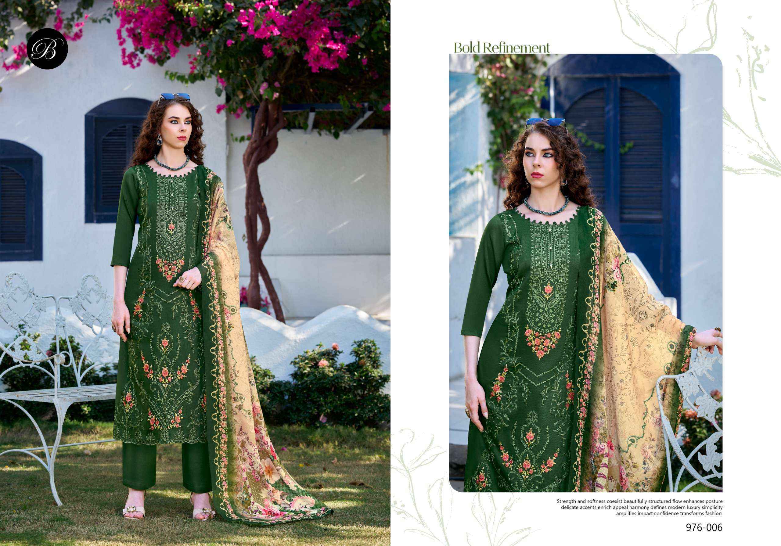 Belliza Zarqash Vol-17 Jam Cotton Dress Material (6 pcs Catalogue)