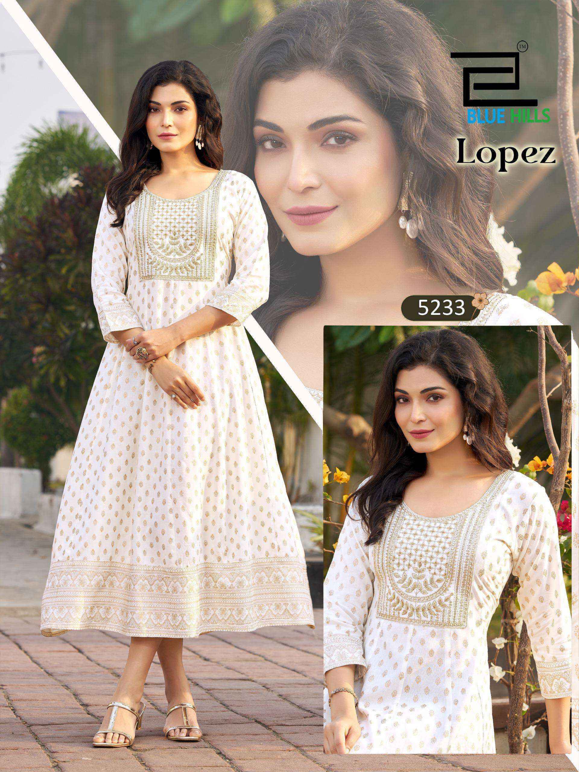 Blue Hills Lopez Rayon Gown 6 pcs Catalogue