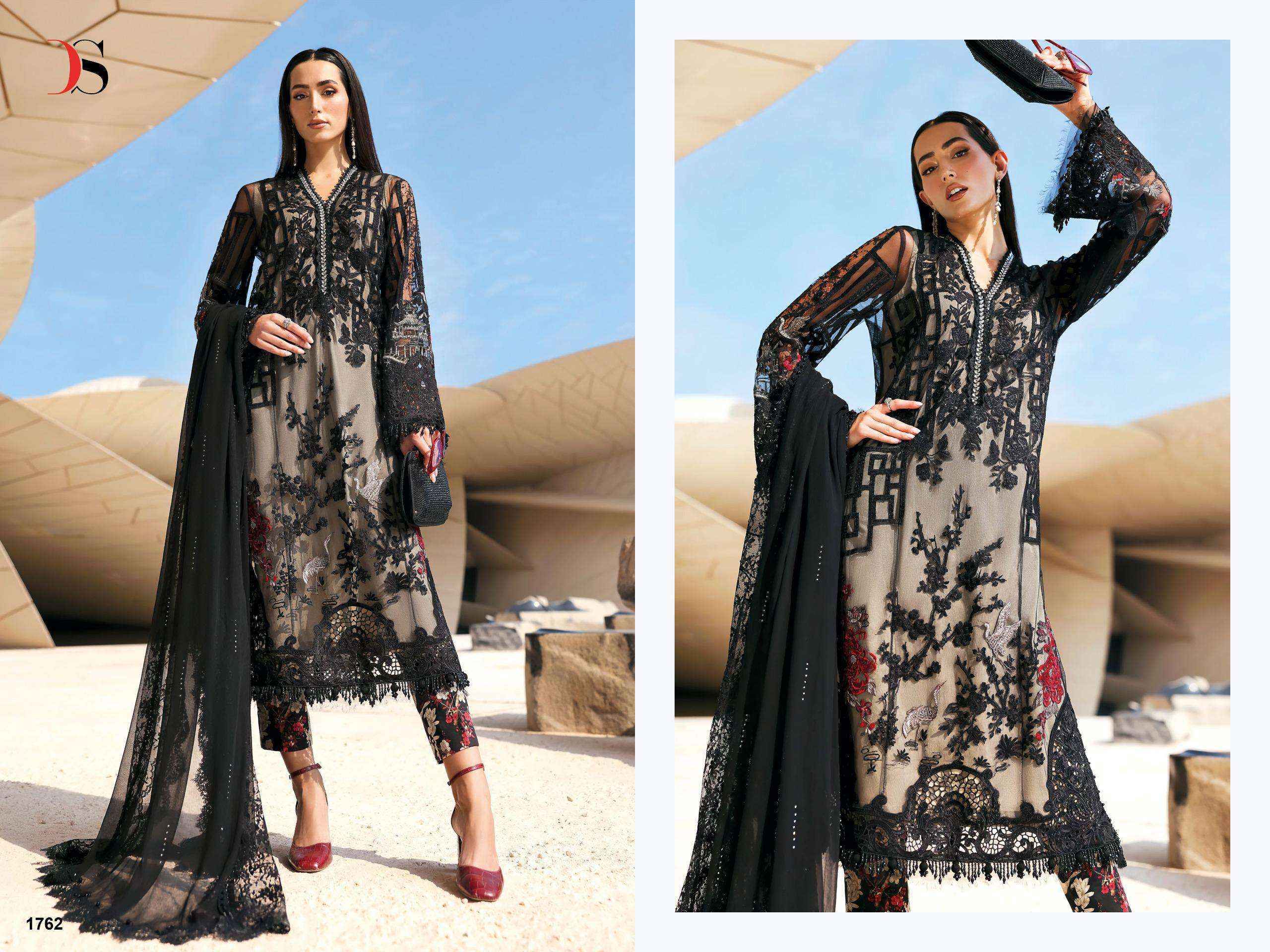 Deepsy Maria B Premium Embroidered Vol-3 Nx Cotton Dress Material (4 pcs Catalogue)