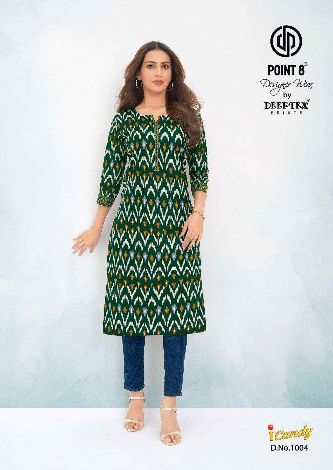 Deeptex I Candy Vol-1 Cotton Kurti (10 Pcs Catalogue)