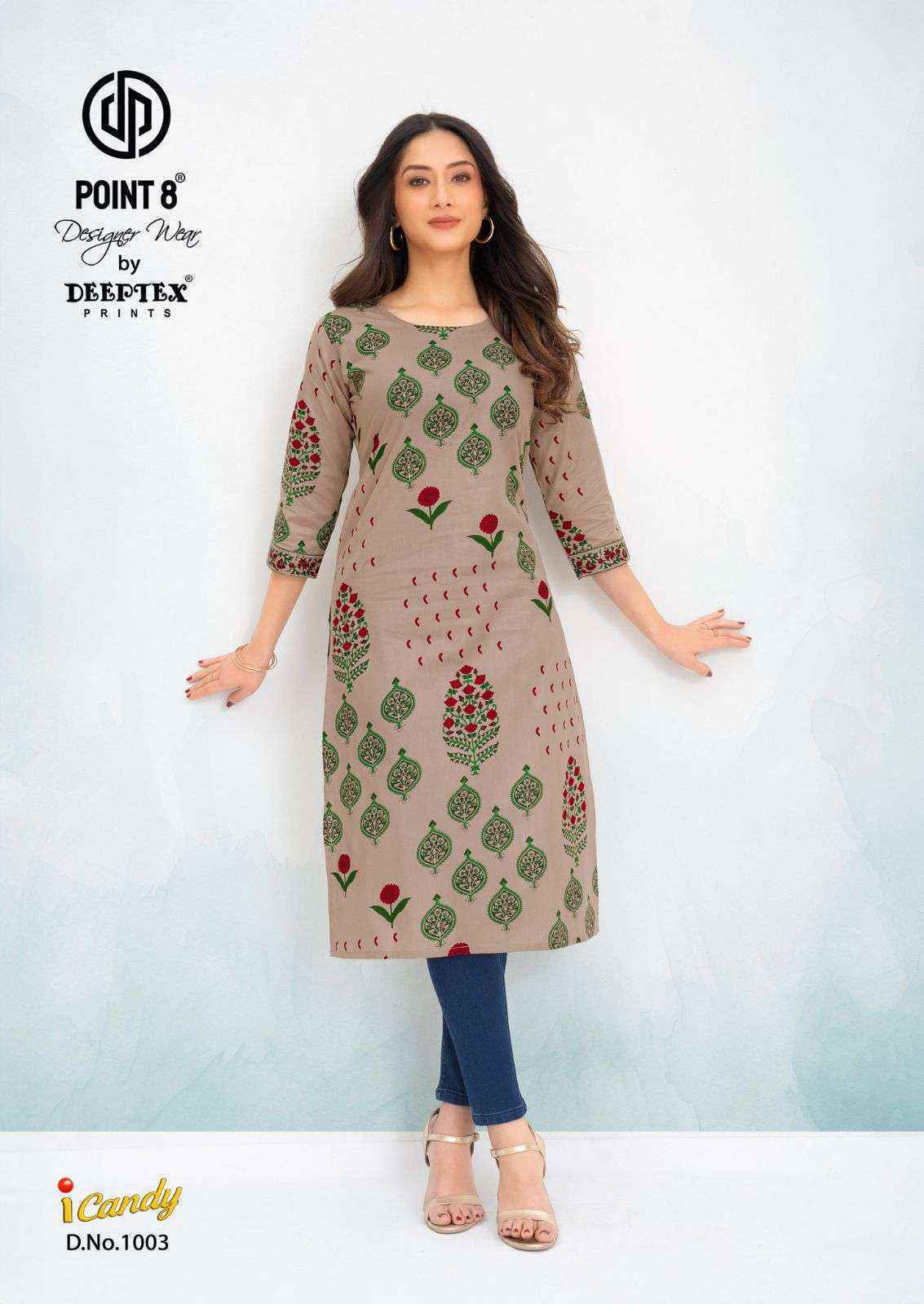 Deeptex I Candy Vol-1 Cotton Kurti (10 Pcs Catalogue)