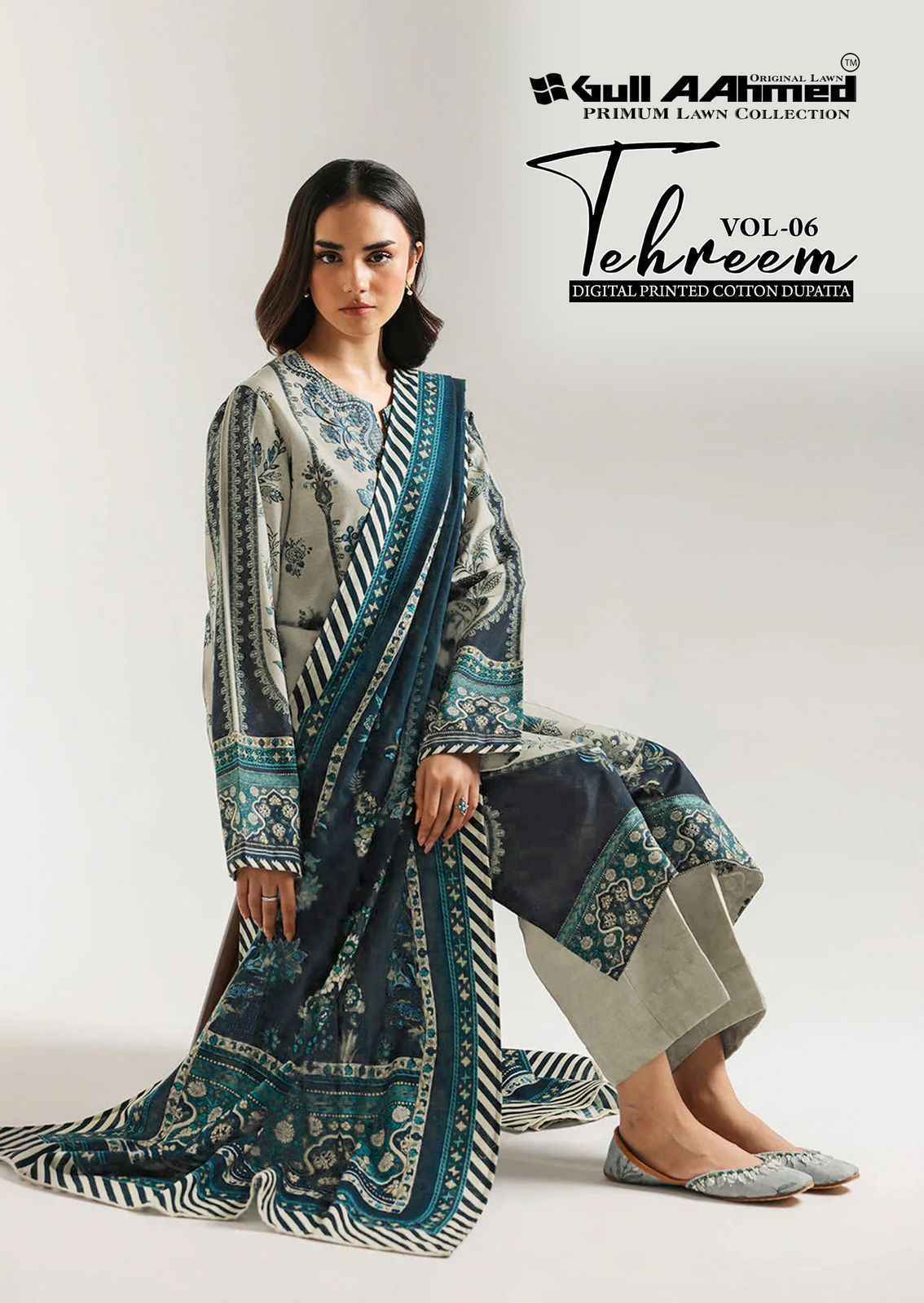 Gull Ahmed Tehreem Vol-6 Cambridge Cotton Dress Material (6 Pc Catalouge)