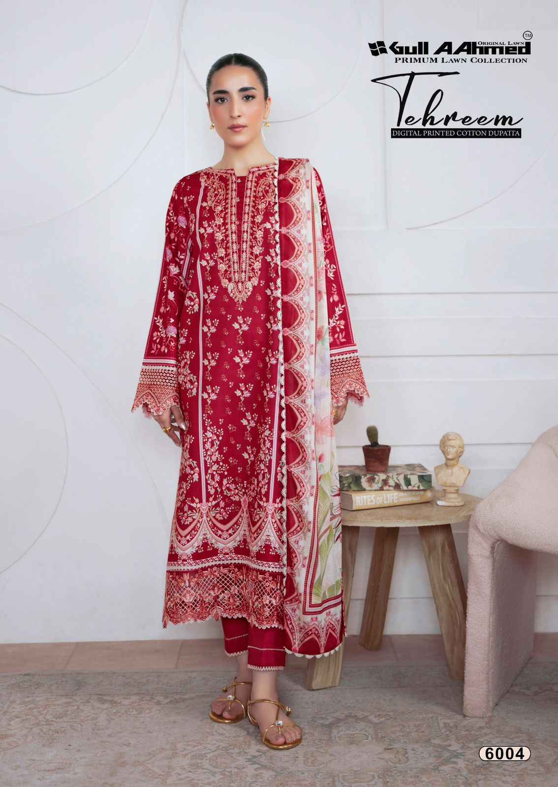 Gull Ahmed Tehreem Vol-6 Cambridge Cotton Dress Material (6 Pc Catalouge)