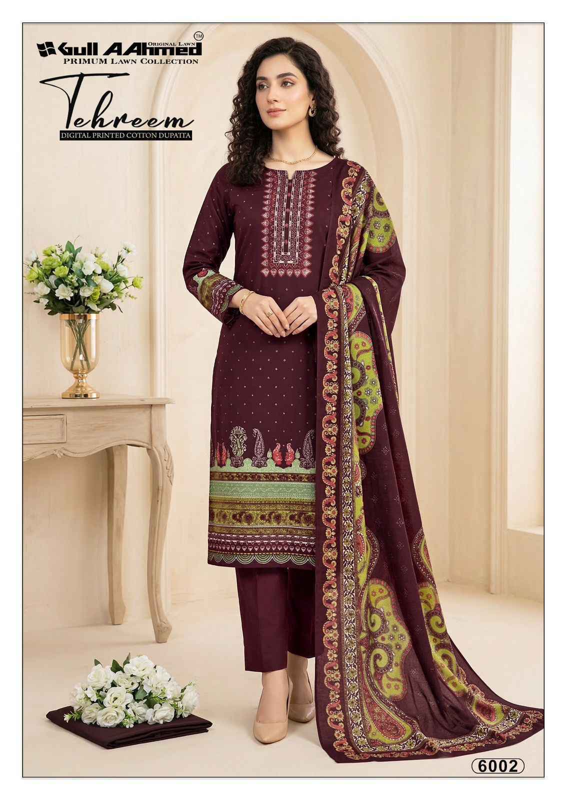 Gull Ahmed Tehreem Vol-6 Cambridge Cotton Dress Material (6 Pc Catalouge)