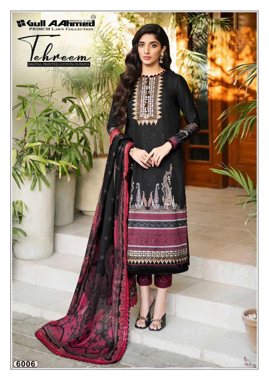 Gull Ahmed Tehreem Vol-6 Cambridge Cotton Dress Material (6 Pc Catalouge)