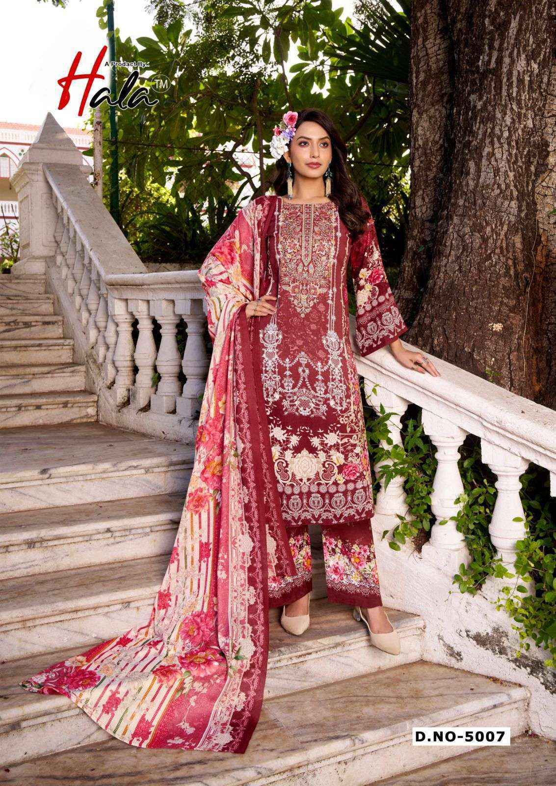 Hala Aayat Vol-5 Cotton Dress Material (8 pcs Catalogue)