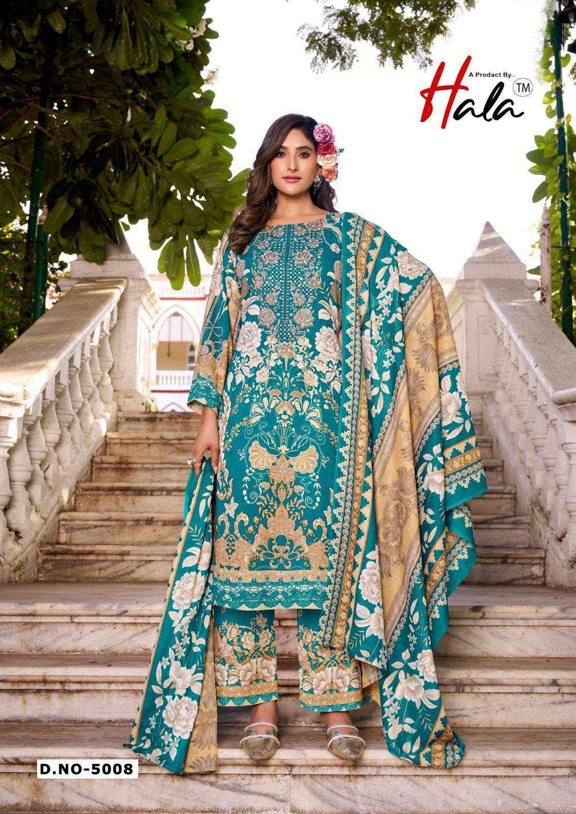 Hala Aayat Vol-5 Cotton Dress Material (8 pcs Catalogue)