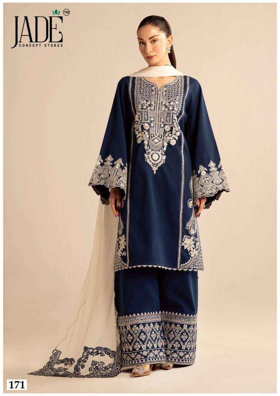 Jade Chevron Vol-18 Cotton Dress Material (6 Pc Catalog)
