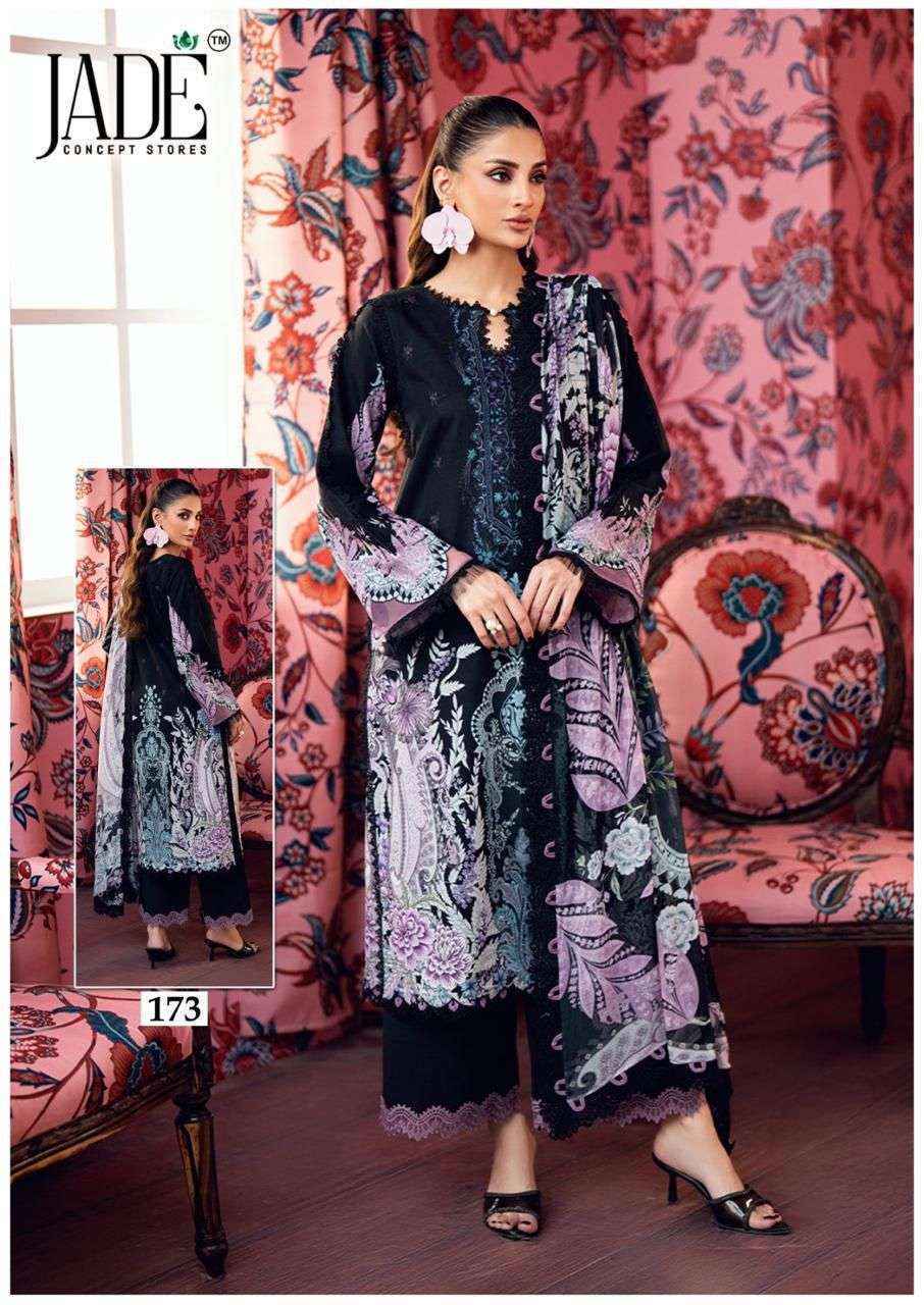 Jade Chevron Vol-18 Cotton Dress Material (6 Pc Catalog)
