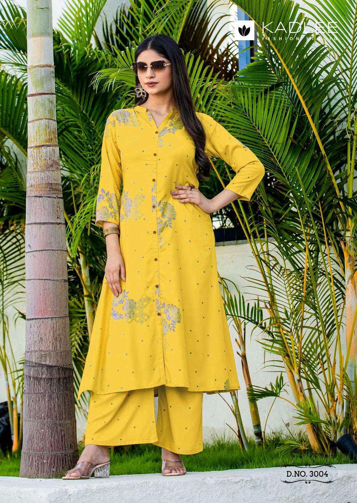 Kadlee Karnaee Rayon Kurti With Bottom 6 pcs Catalogue