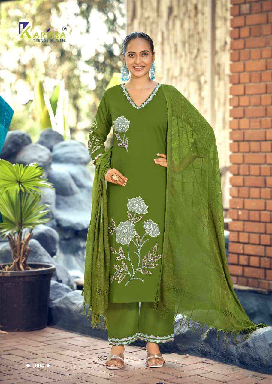 Karissa Gopika Cotton Readymade Suit (4 pcs Catalogue)