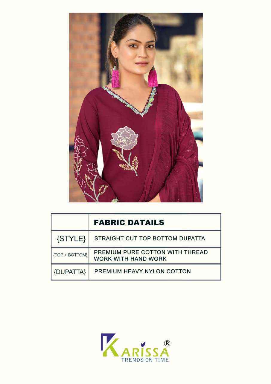 Karissa Gopika Cotton Readymade Suit (4 pcs Catalogue)