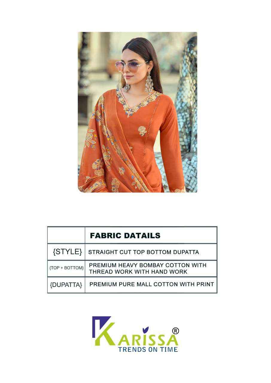 Karissa Sofia Cotton Readymade Suit (4 pcs Catalogue)