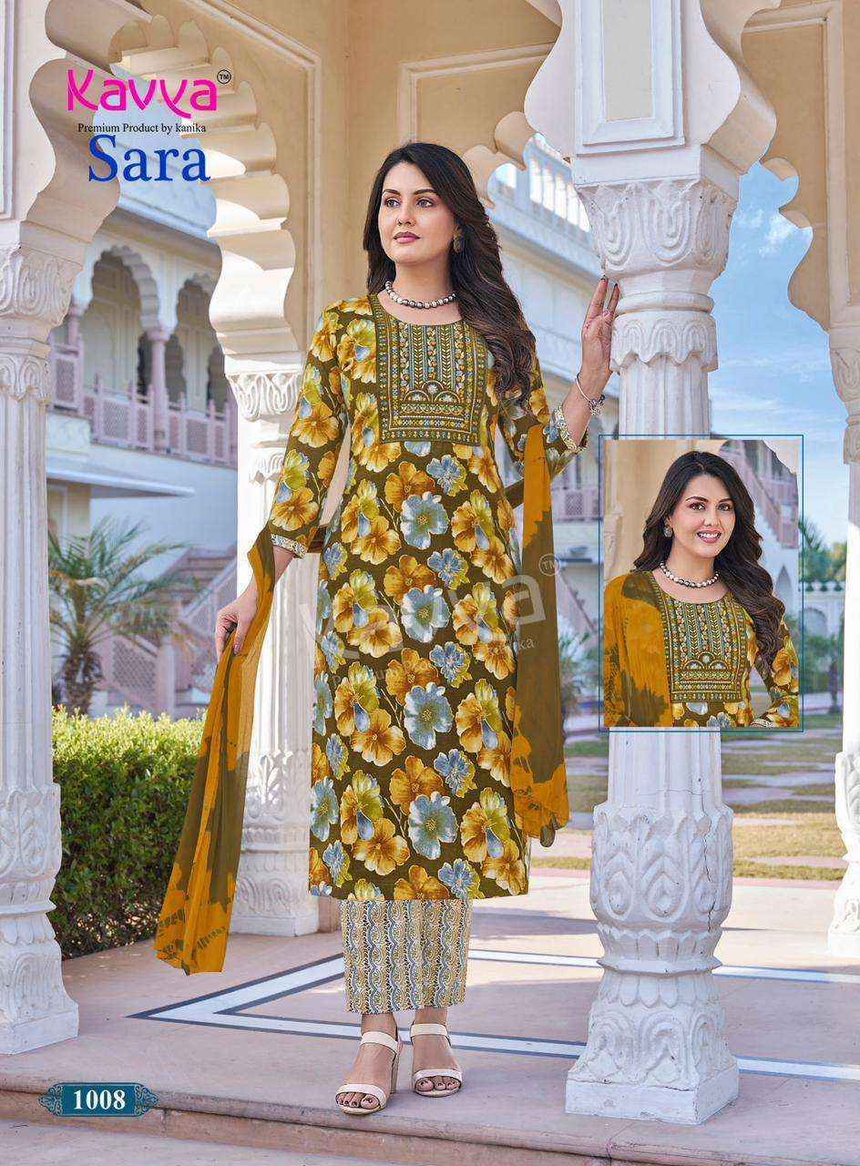 Kavya Sara Vol-1 Capsule Readymade Suit (10 pcs Catalogue)