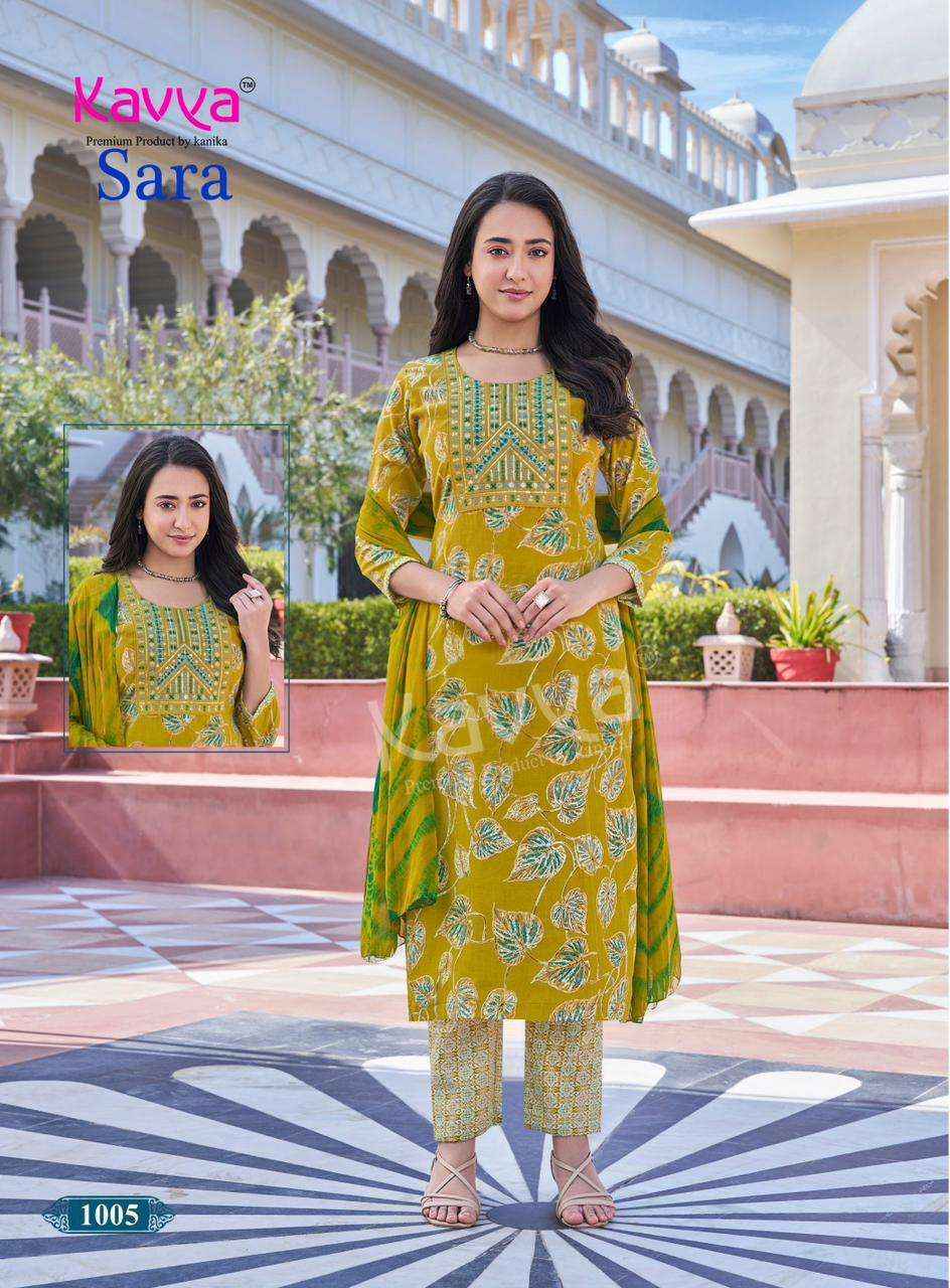 Kavya Sara Vol-1 Capsule Readymade Suit (10 pcs Catalogue)