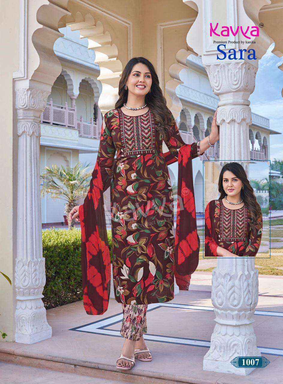 Kavya Sara Vol-1 Capsule Readymade Suit (10 pcs Catalogue)