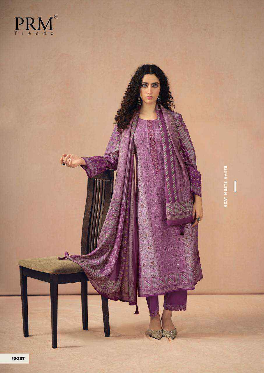 PRM Trendz Rozana Camric Cotton Dress Material (6 pcs Catalogue)
