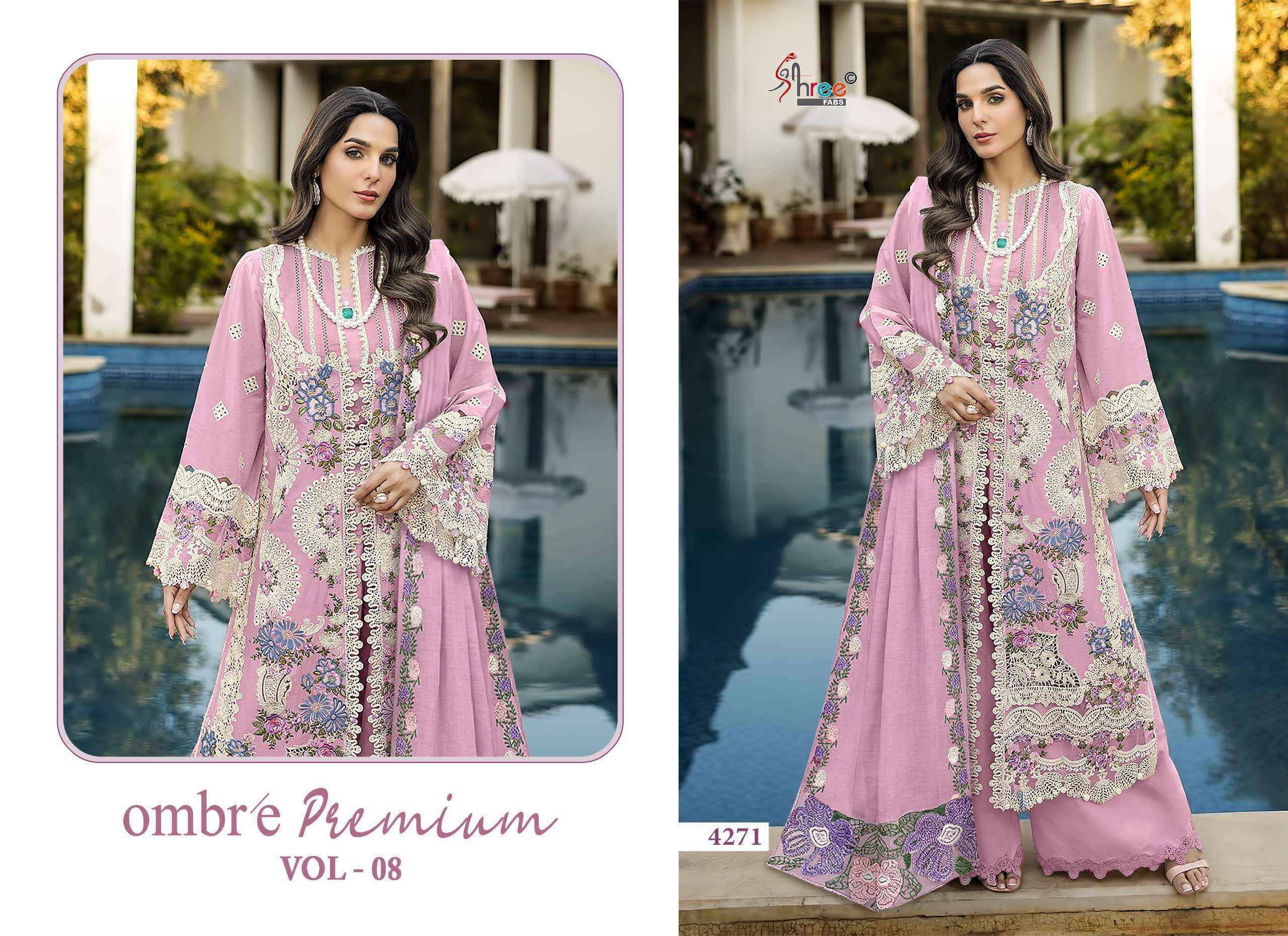 Shree Fabs Ombre Premium Vol 8 Cotton Dress Material 6 pcs Catalogue