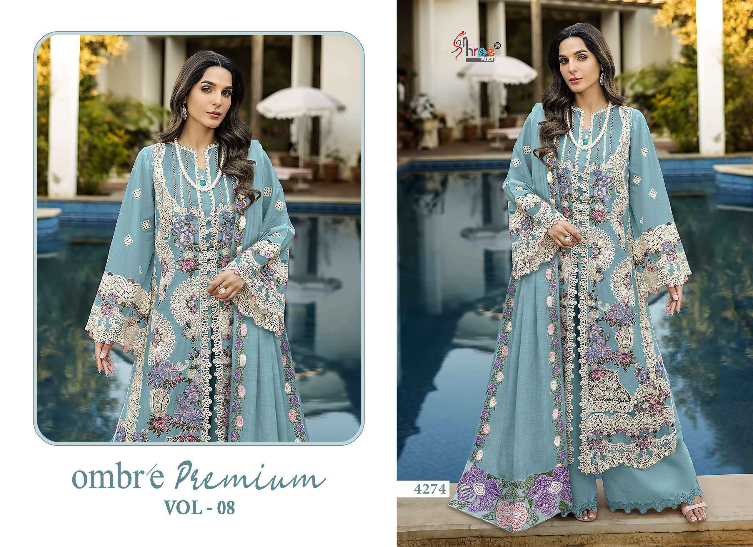 Shree Fabs Ombre Premium Vol 8 Cotton Dress Material 6 pcs Catalogue