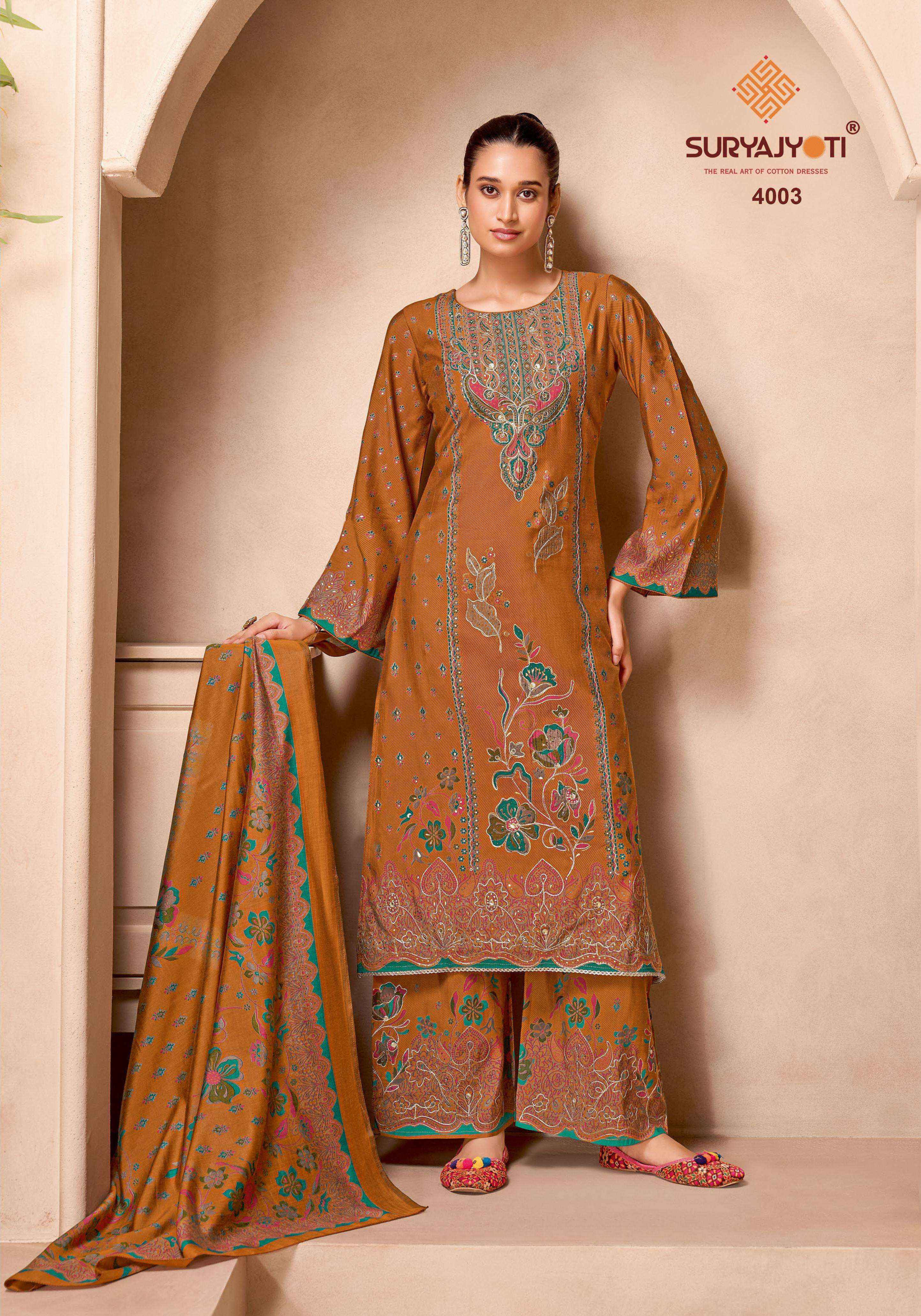 Suryajyoti Komal Vol-4 Modal Dress Material (6 pcs Catalogue)