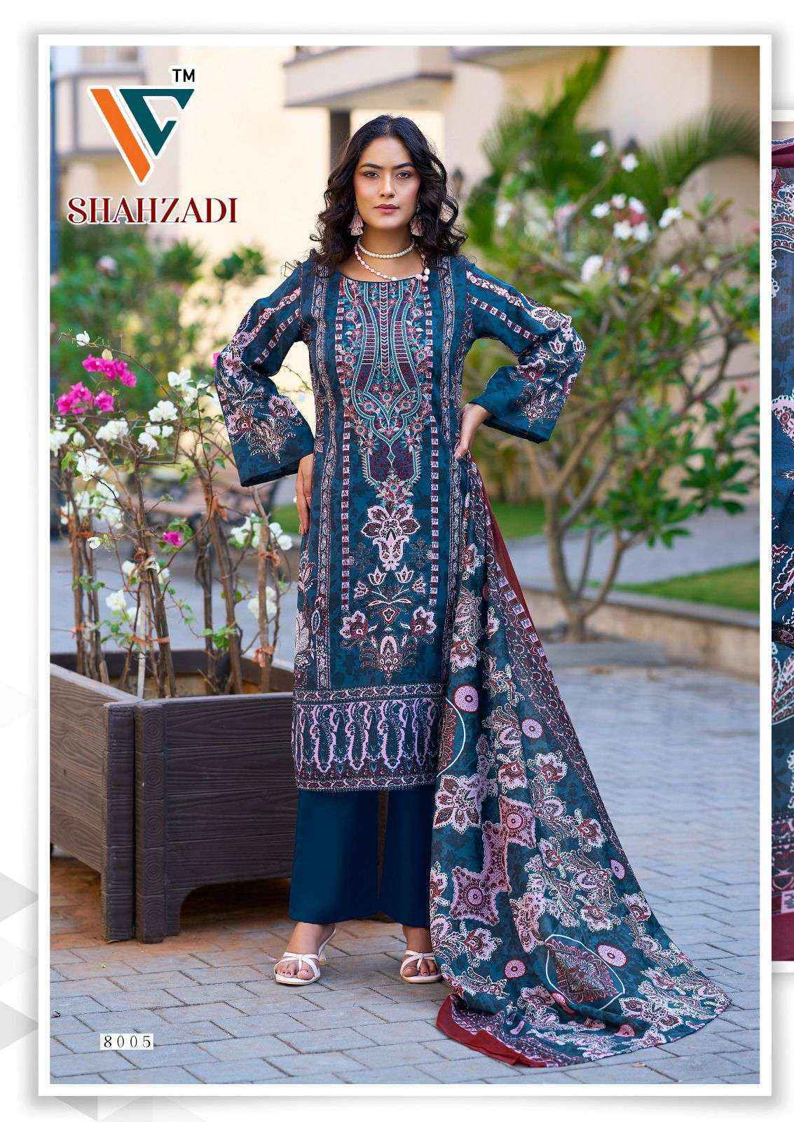 Vandana Creation Shahzadi‎‎ Vol-8 Cotton Dress Material (8 pcs Catalogue)
