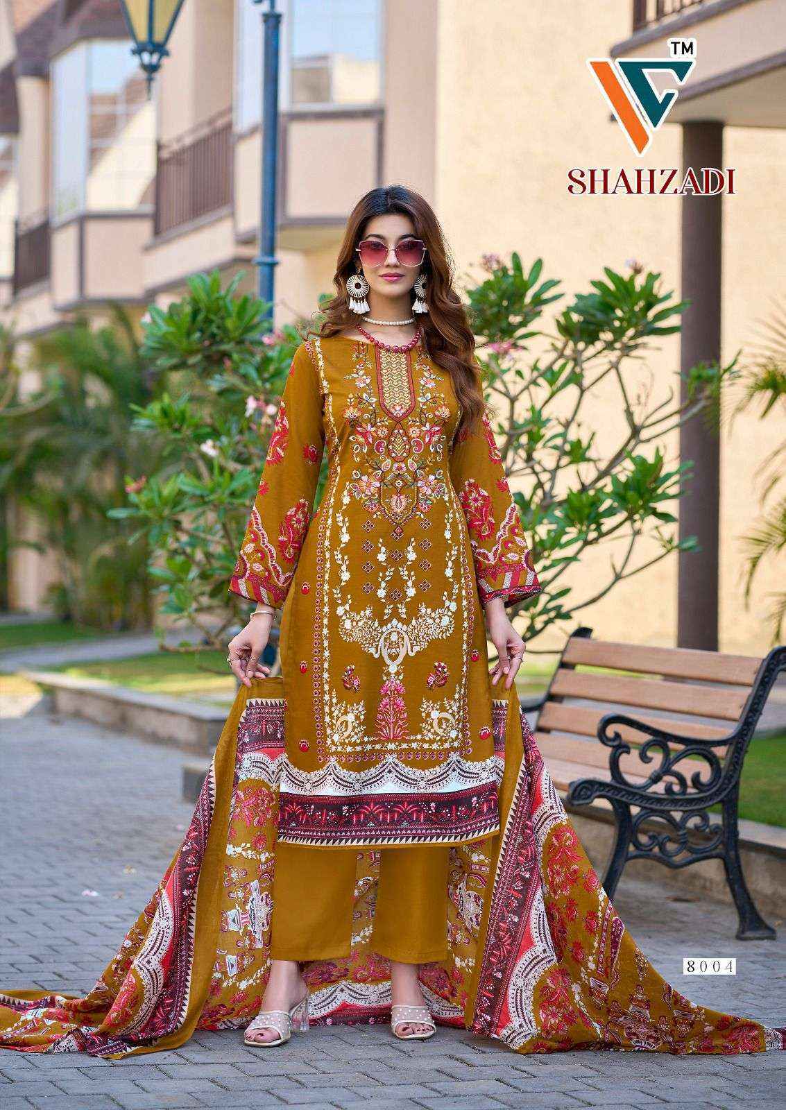 Vandana Creation Shahzadi‎‎ Vol-8 Cotton Dress Material (8 pcs Catalogue)