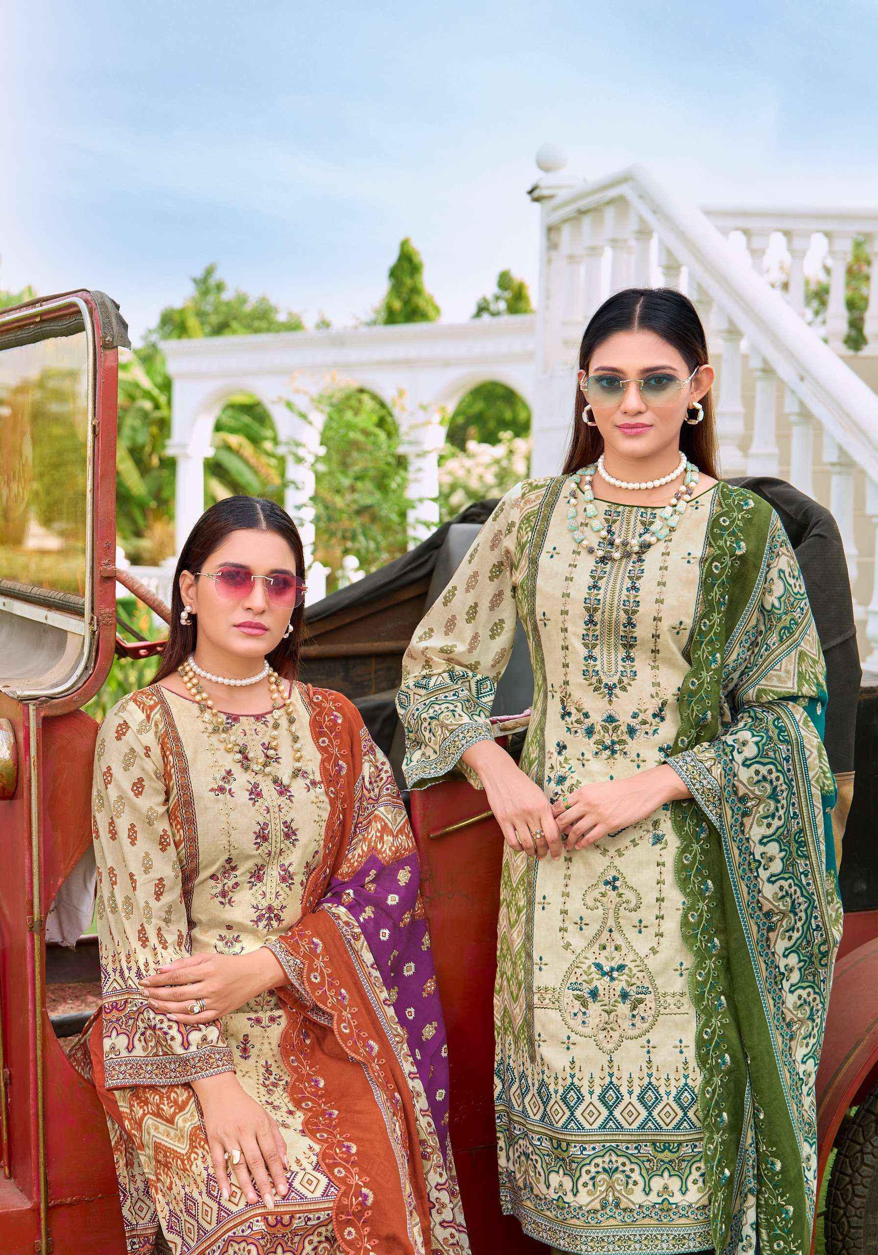 Alok Bin Saeed Edition-15 Cotton Dress Material (8 pcs Catalogue)