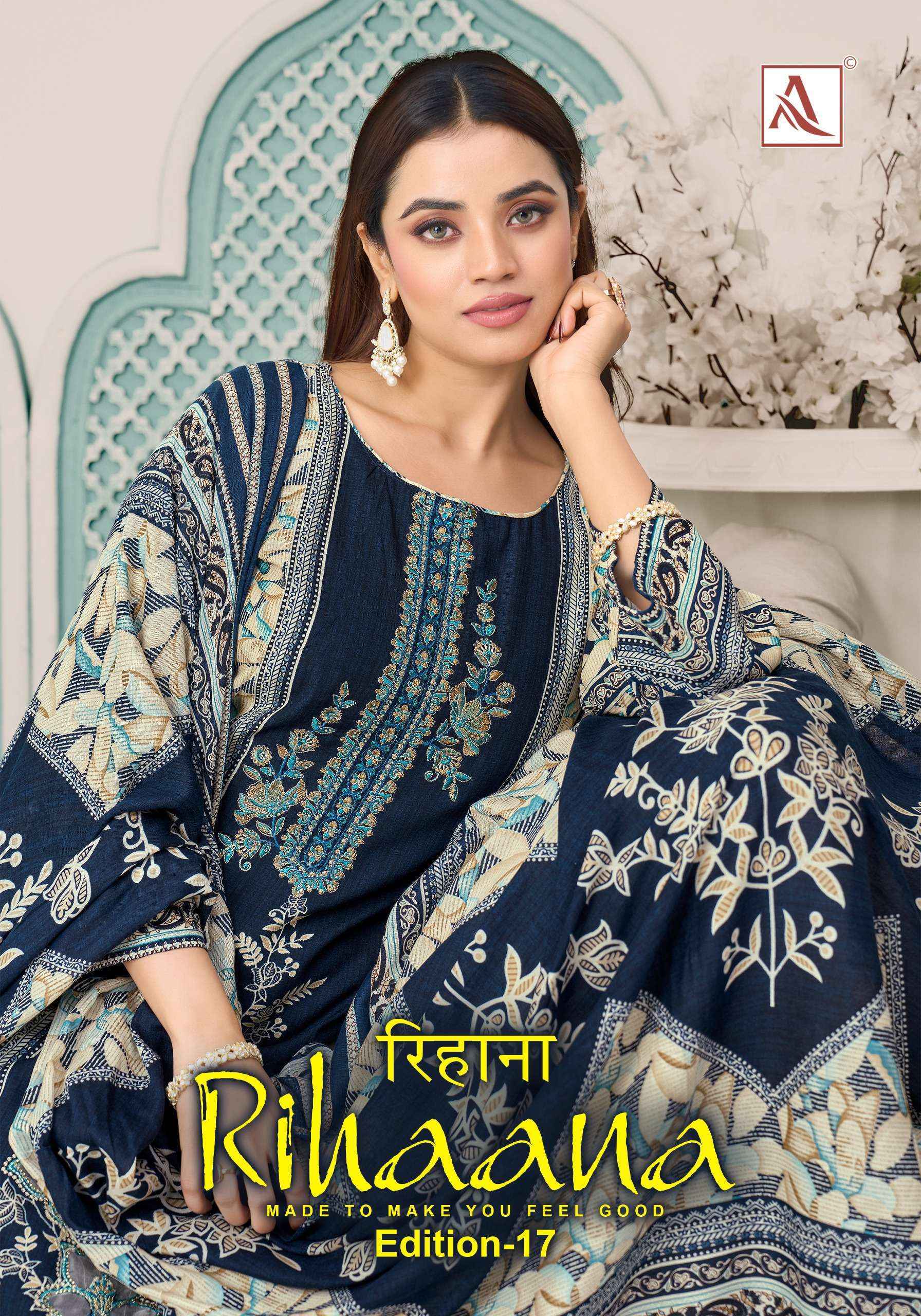 Alok Rihaana Edition-17 Cotton Dress Material (6 pcs Catalogue