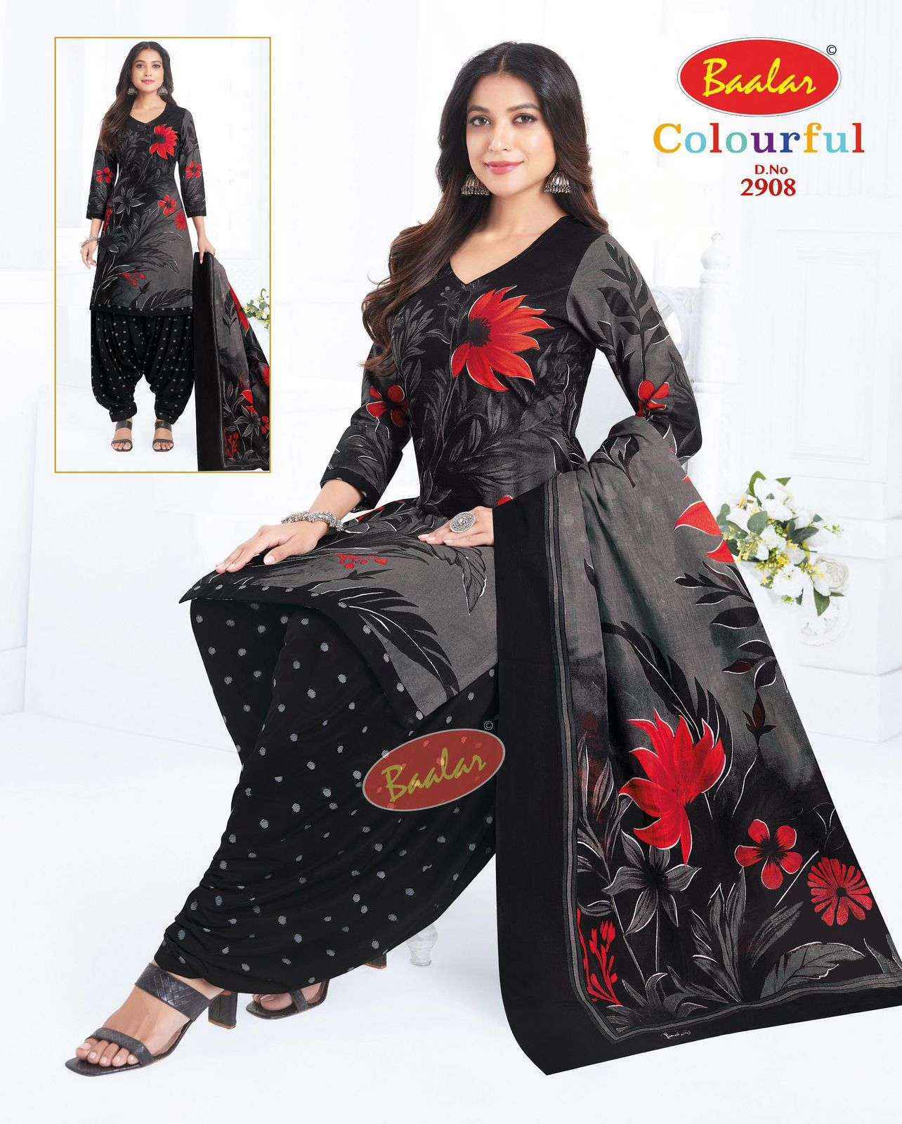 Baalar Colourful Vol-29 Cotton Dress Material (36 pcs Catalogue)