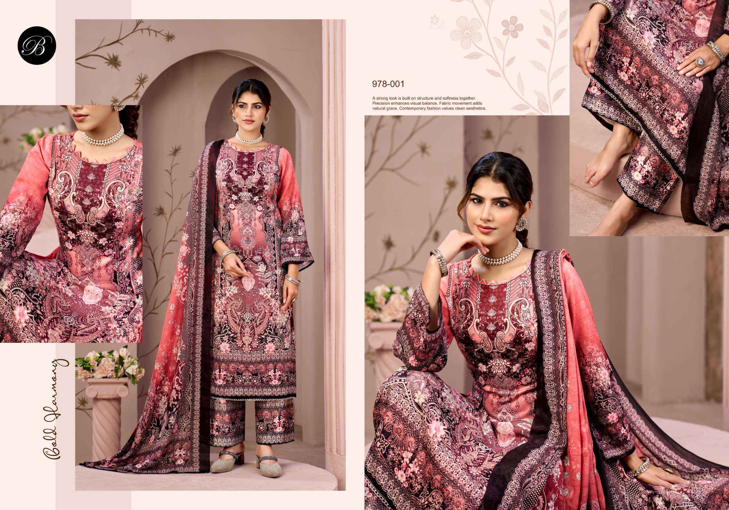 Belliza Moon Light Jam Cotton Dress Material (4 pcs Cataloge)