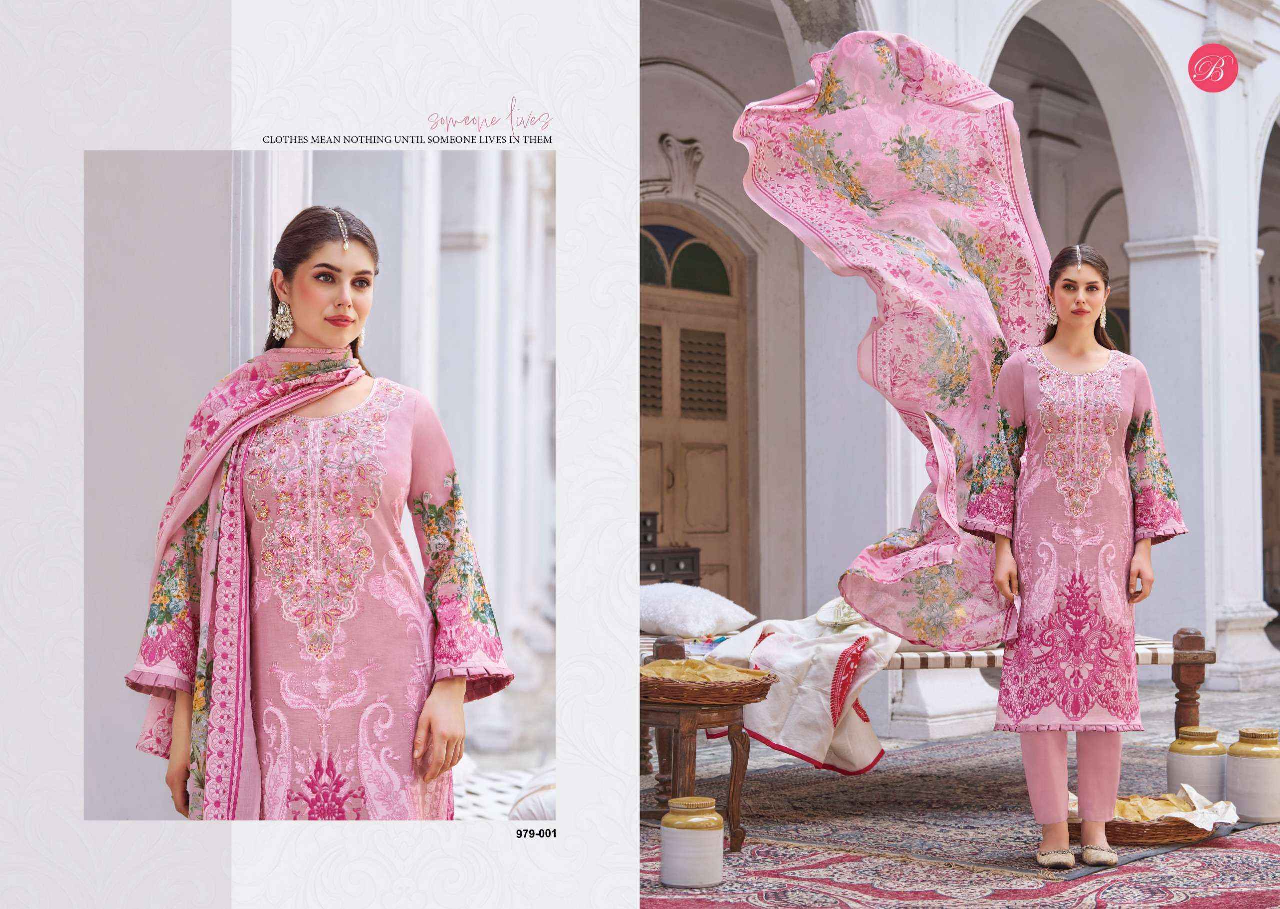 Belliza Naira Vol-142 Cotton Dress Material (8 pcs Cataloge)