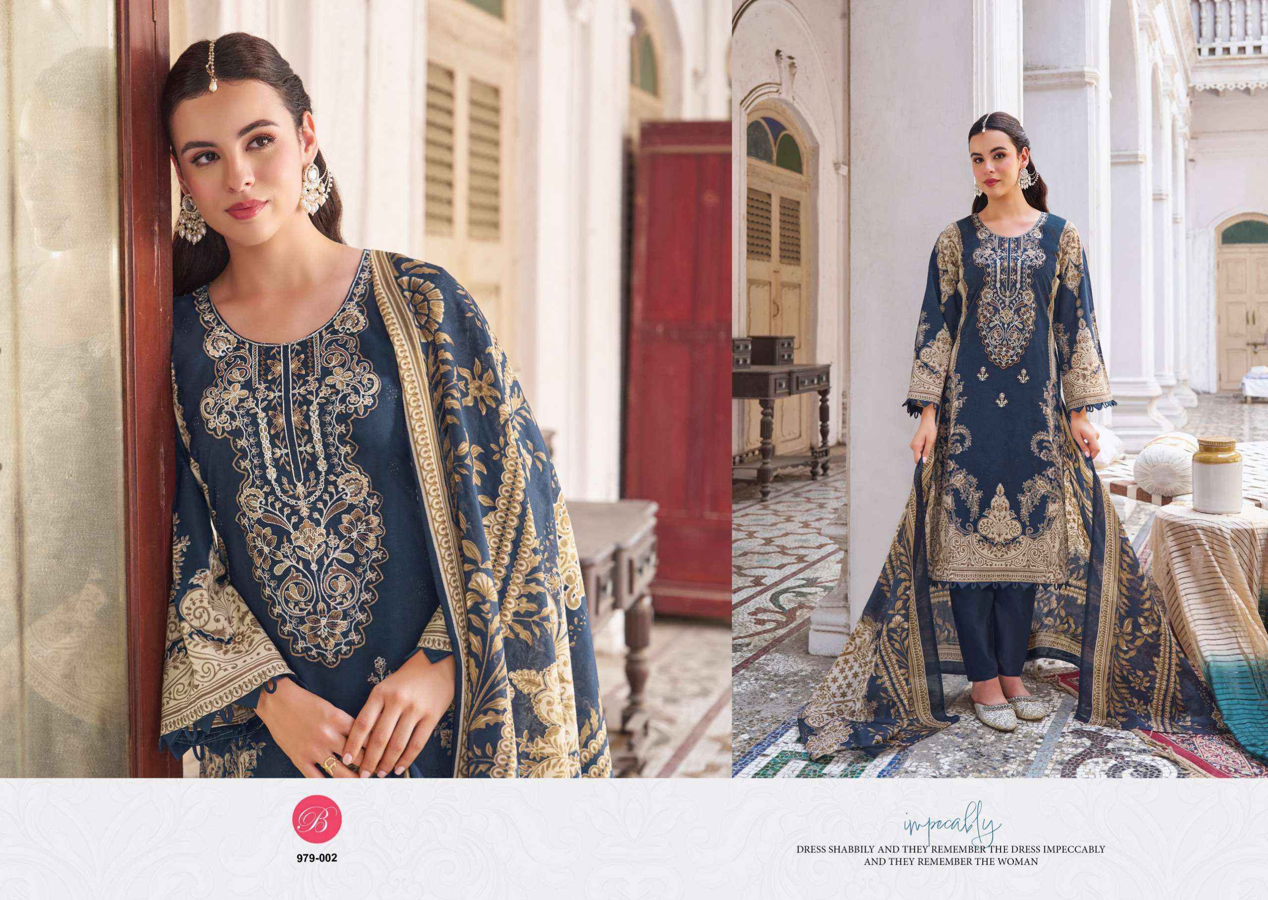 Belliza Naira Vol-142 Cotton Dress Material (8 pcs Cataloge)
