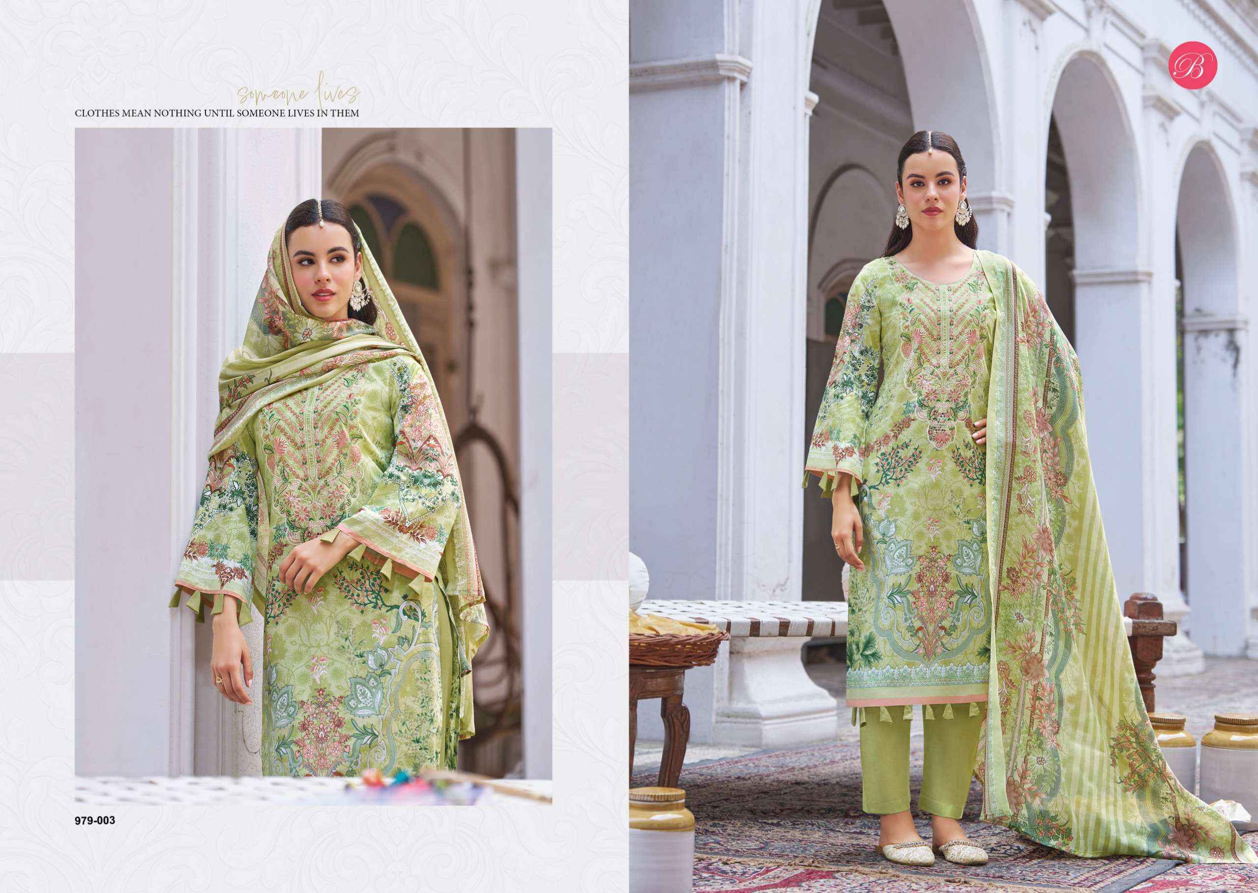 Belliza Naira Vol-142 Cotton Dress Material (8 pcs Cataloge)