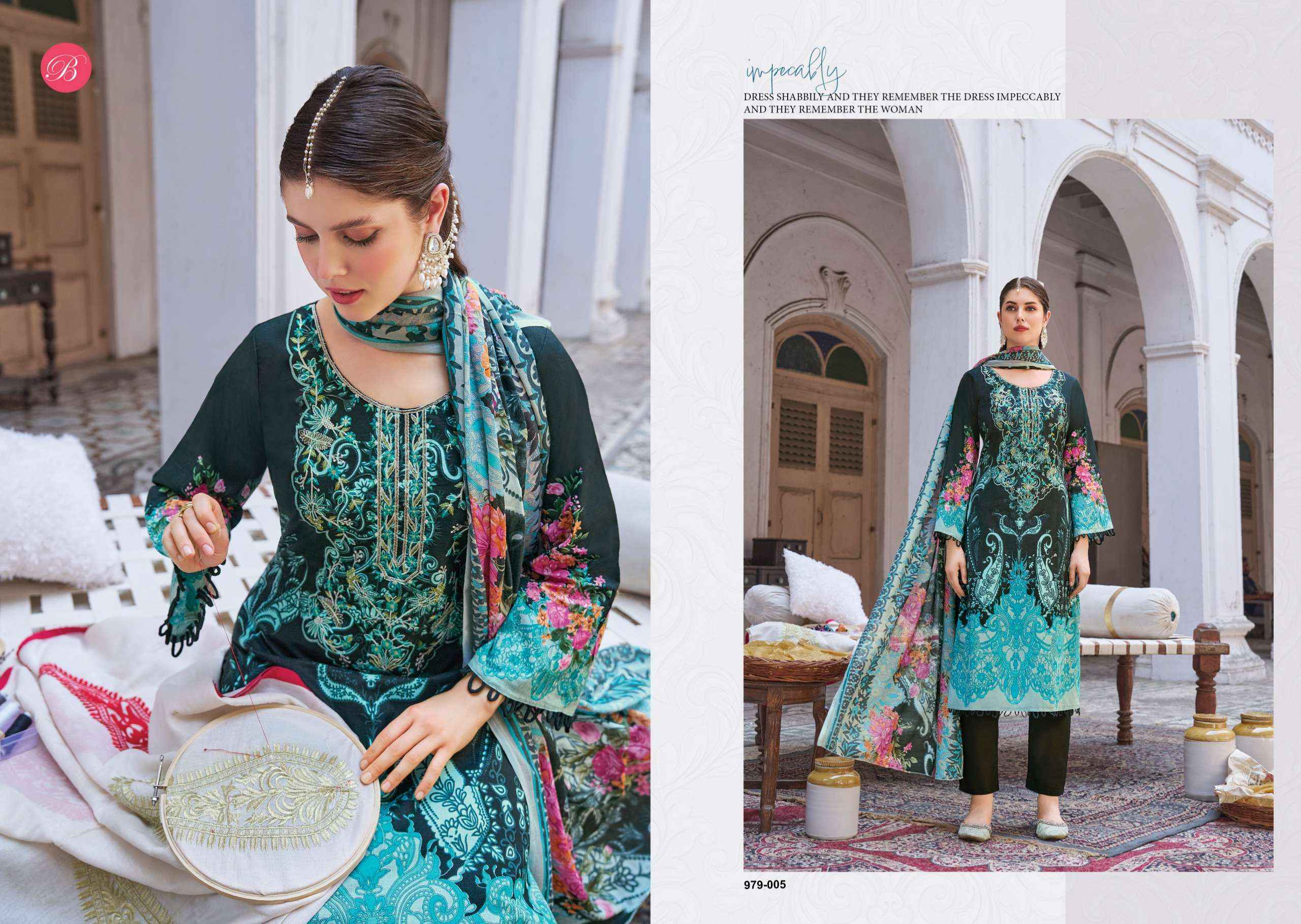 Belliza Naira Vol-142 Cotton Dress Material (8 pcs Cataloge)