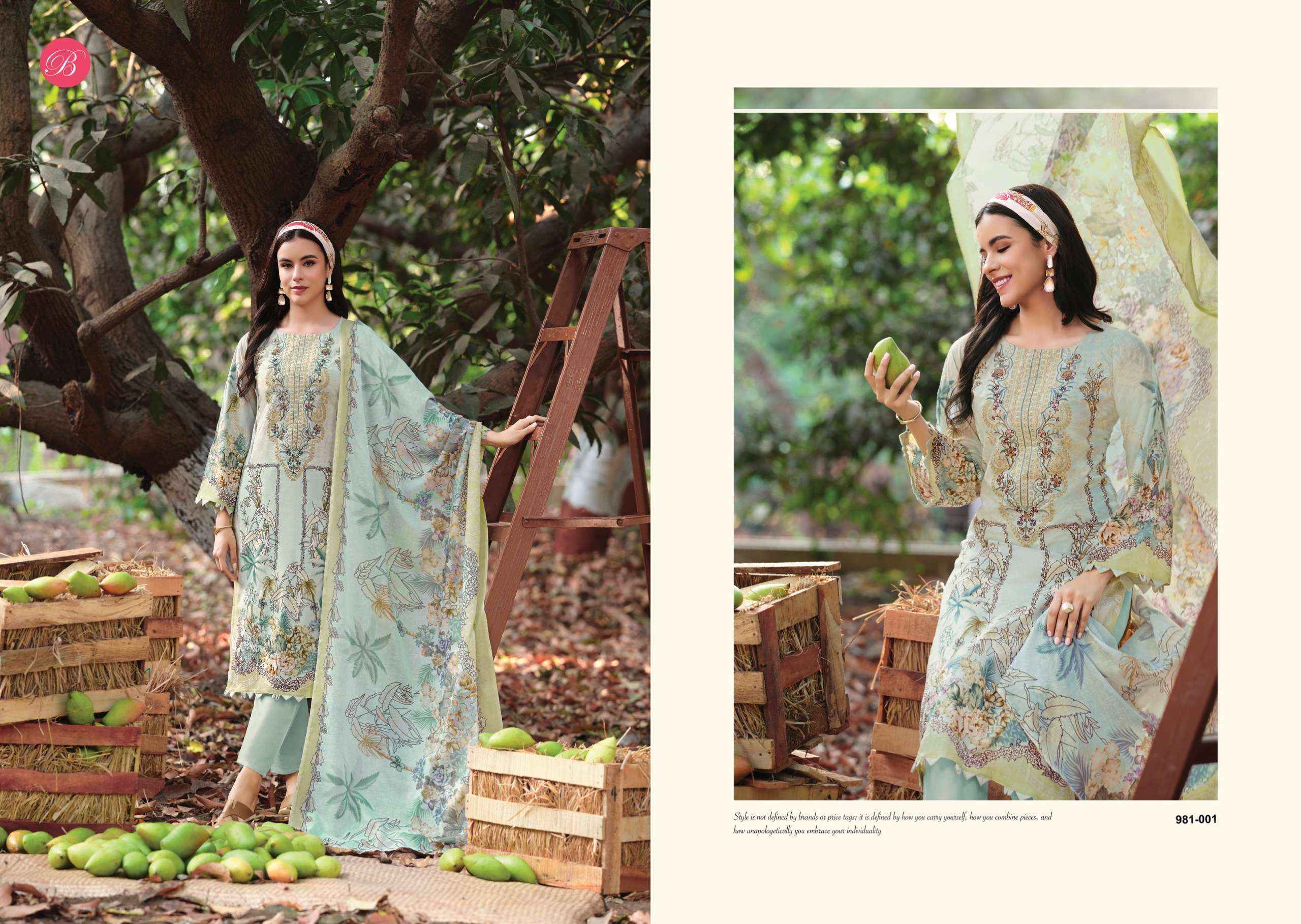 Belliza Naira Vol-143 Cotton Dress Material (8 pcs Cataloge)