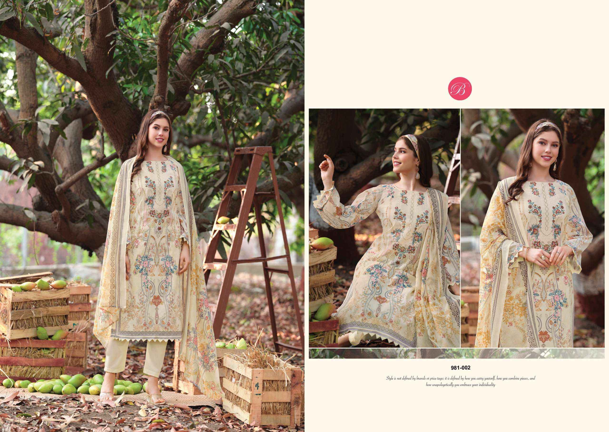 Belliza Naira Vol-143 Cotton Dress Material (8 pcs Cataloge)