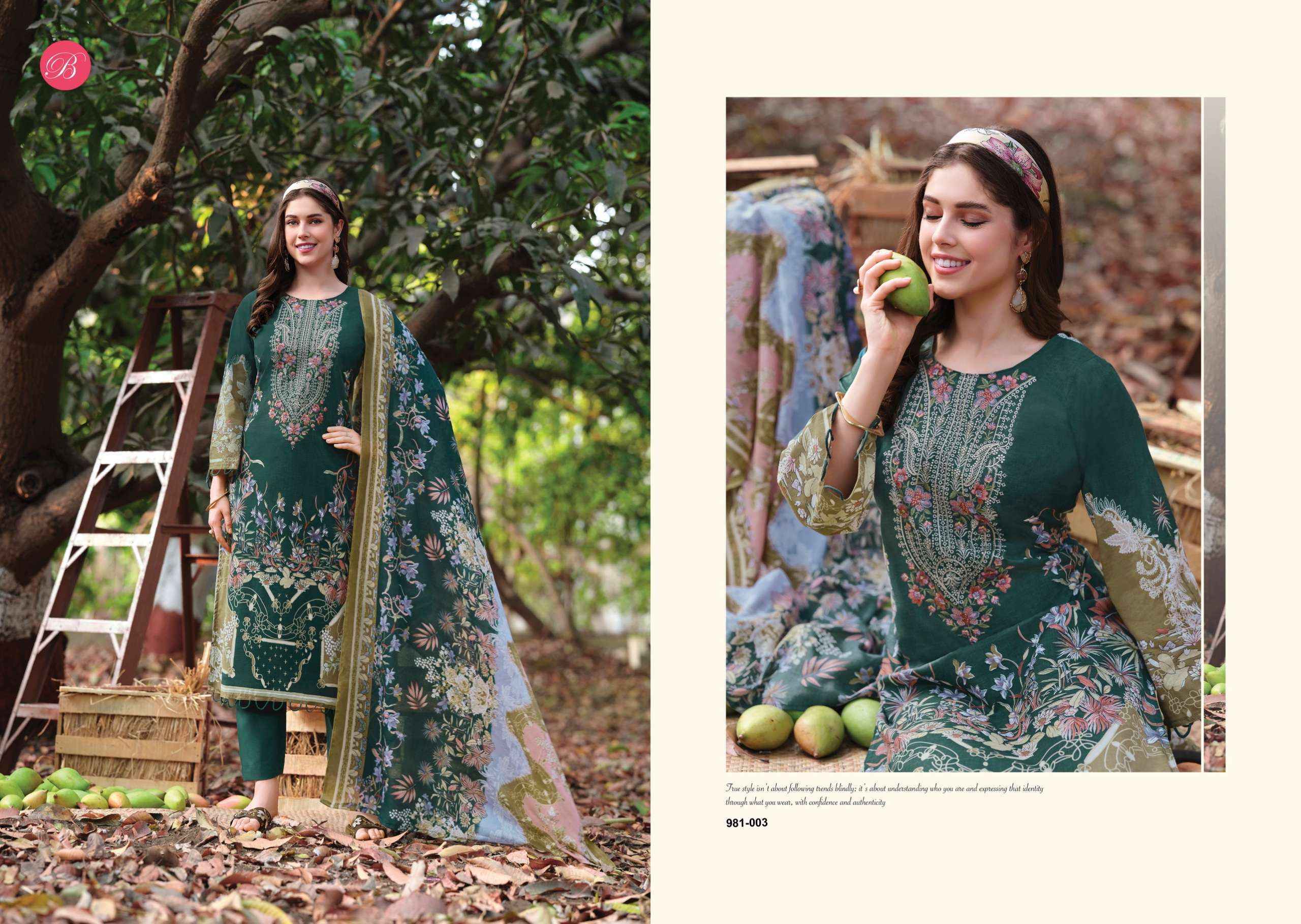 Belliza Naira Vol-143 Cotton Dress Material (8 pcs Cataloge)