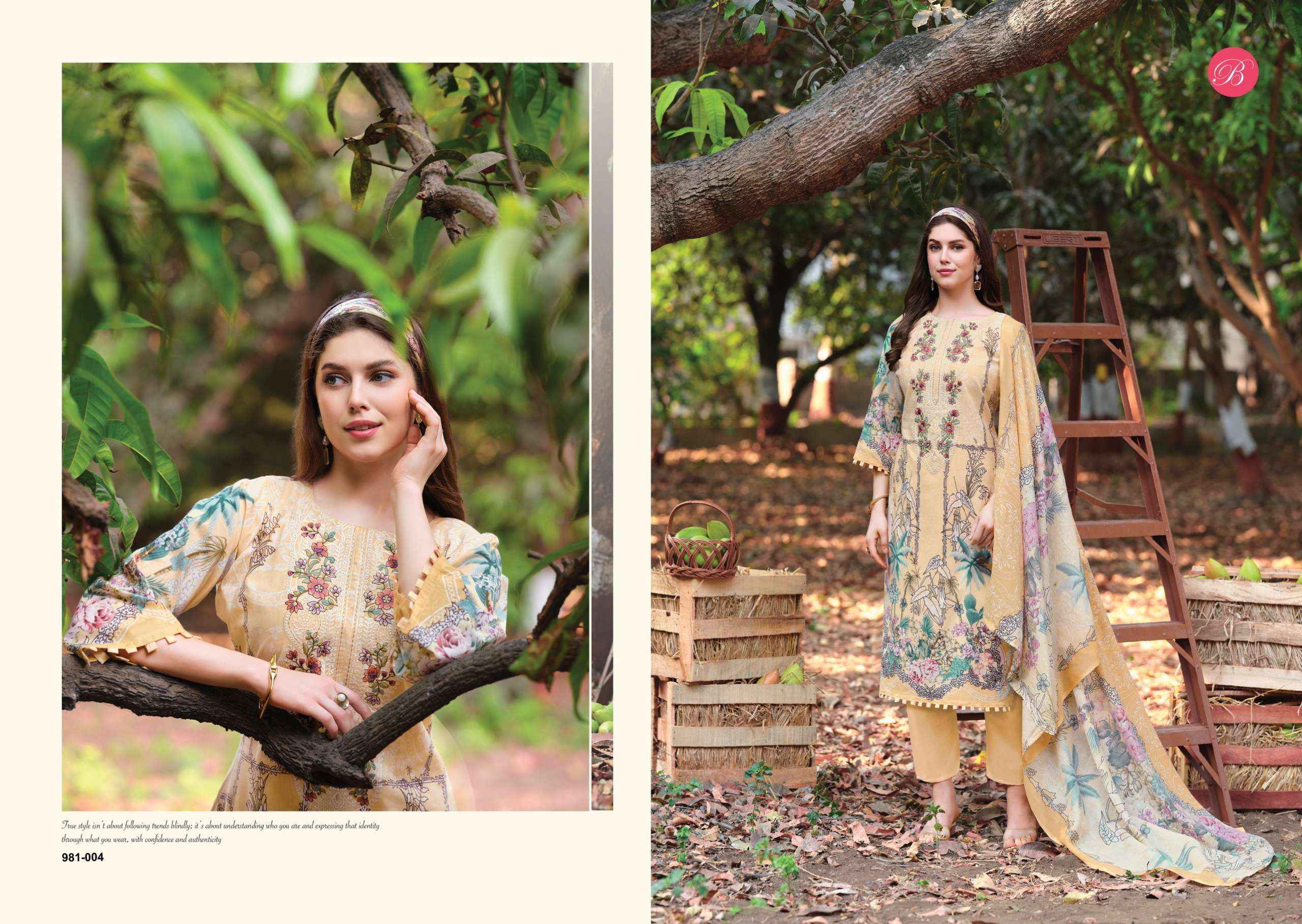 Belliza Naira Vol-143 Cotton Dress Material (8 pcs Cataloge)