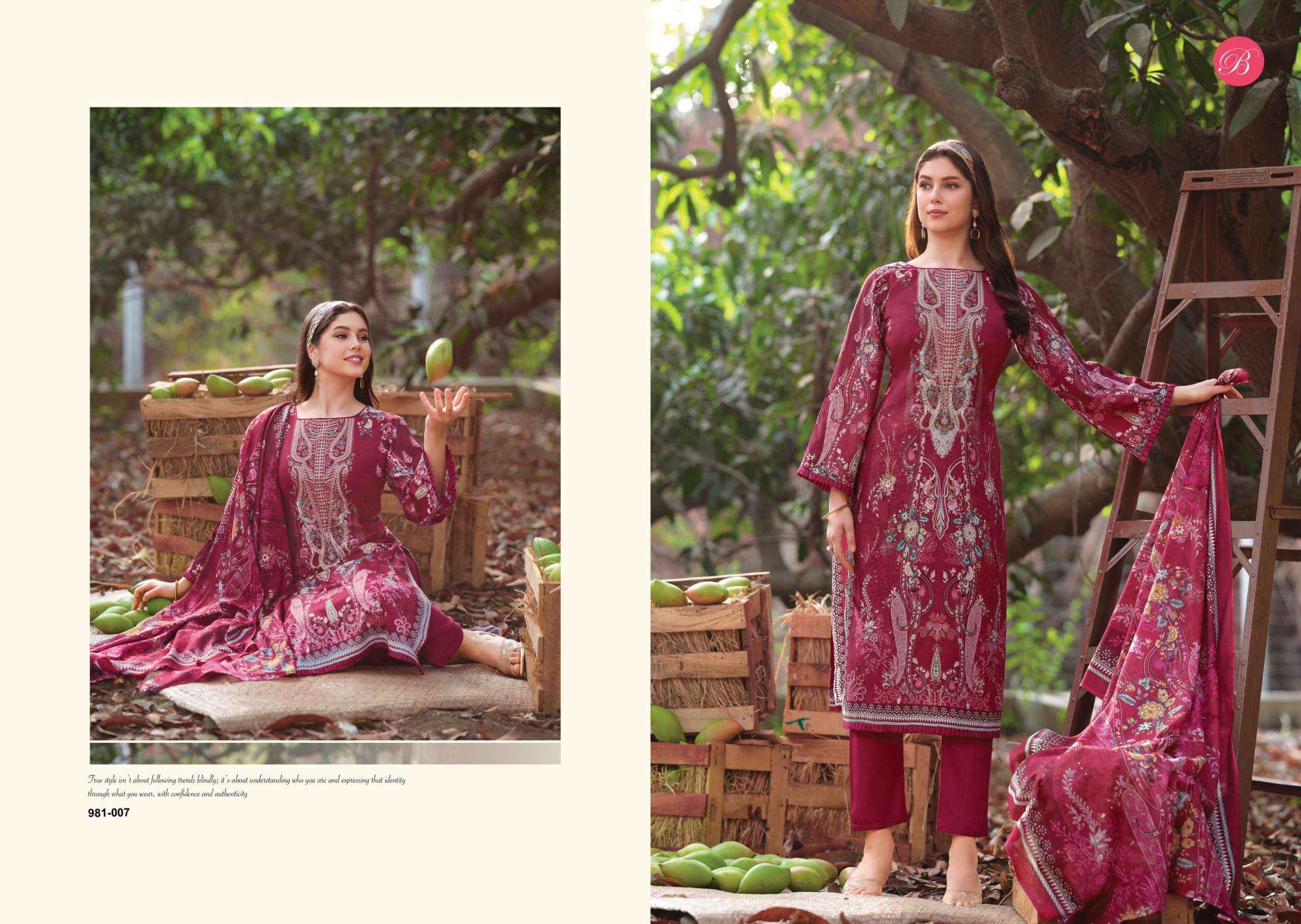 Belliza Naira Vol-143 Cotton Dress Material (8 pcs Cataloge)