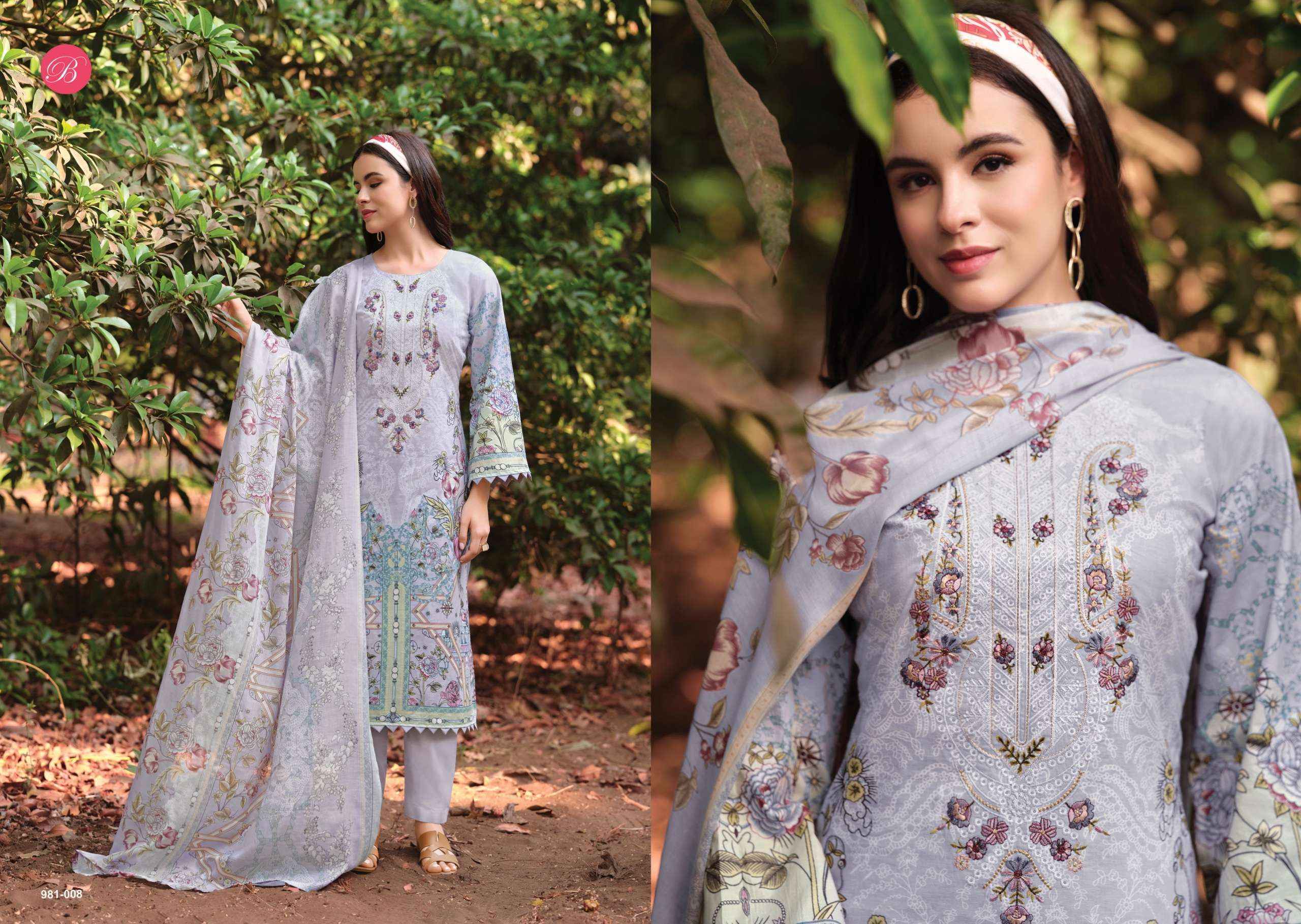 Belliza Naira Vol-143 Cotton Dress Material (8 pcs Cataloge)