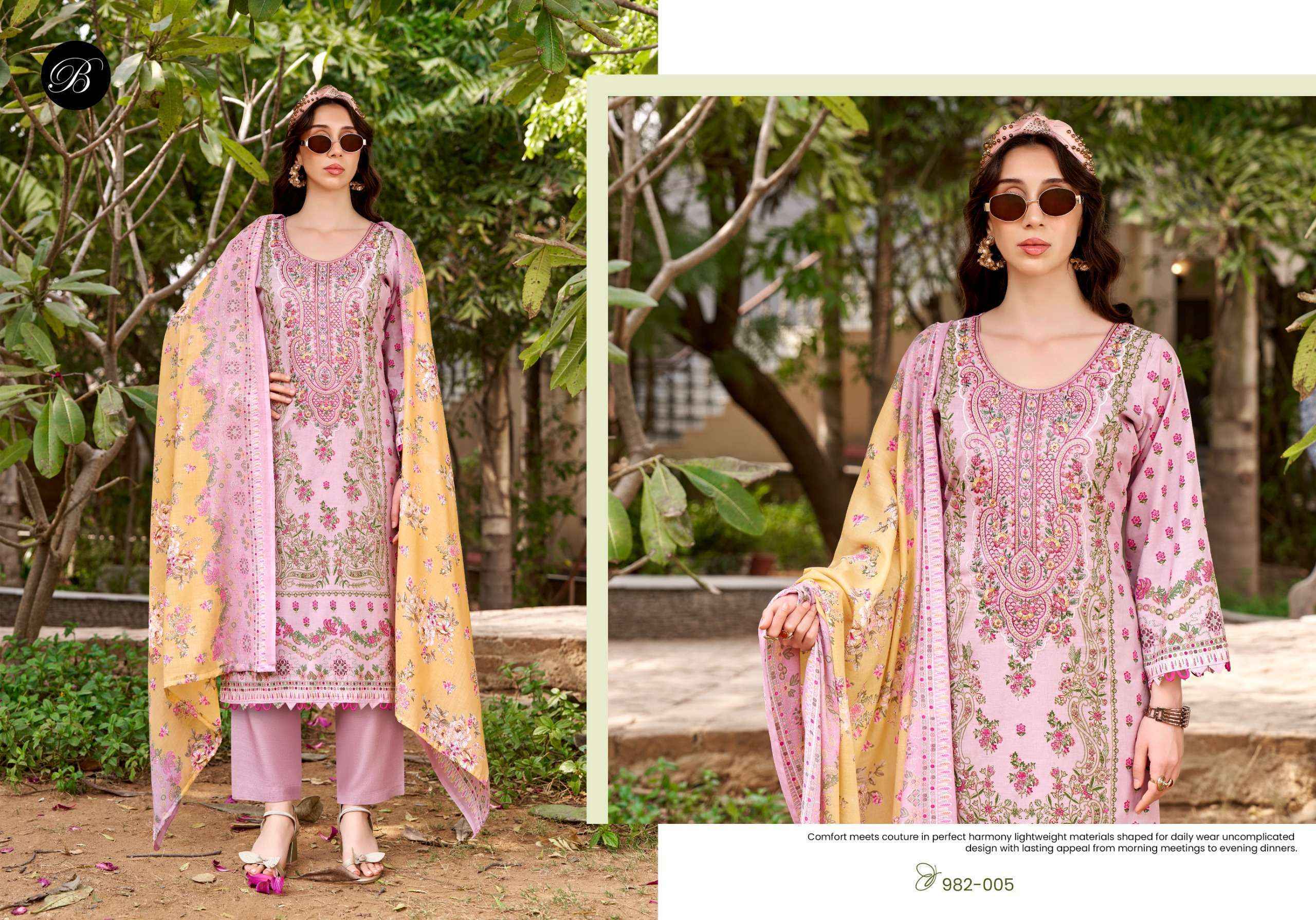 Belliza Naira Vol 144 Cotton Dress Material 8 pcs Cataloge