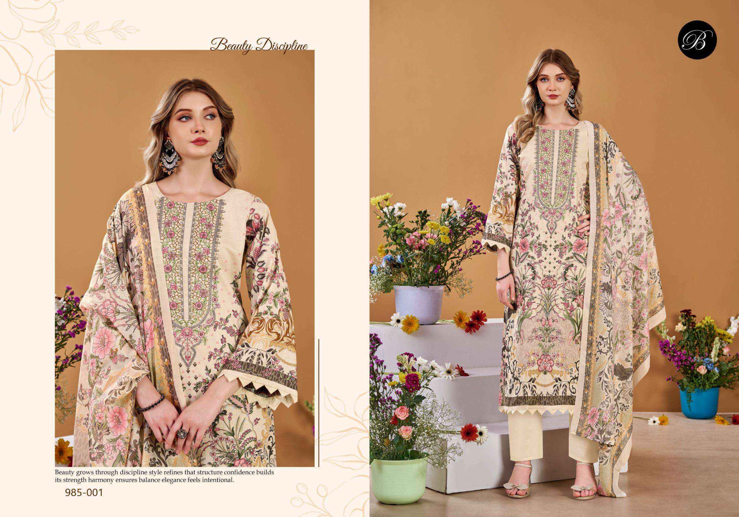 Belliza Naira Vol-145 Cotton Dress Material (8 pcs Cataloge)
