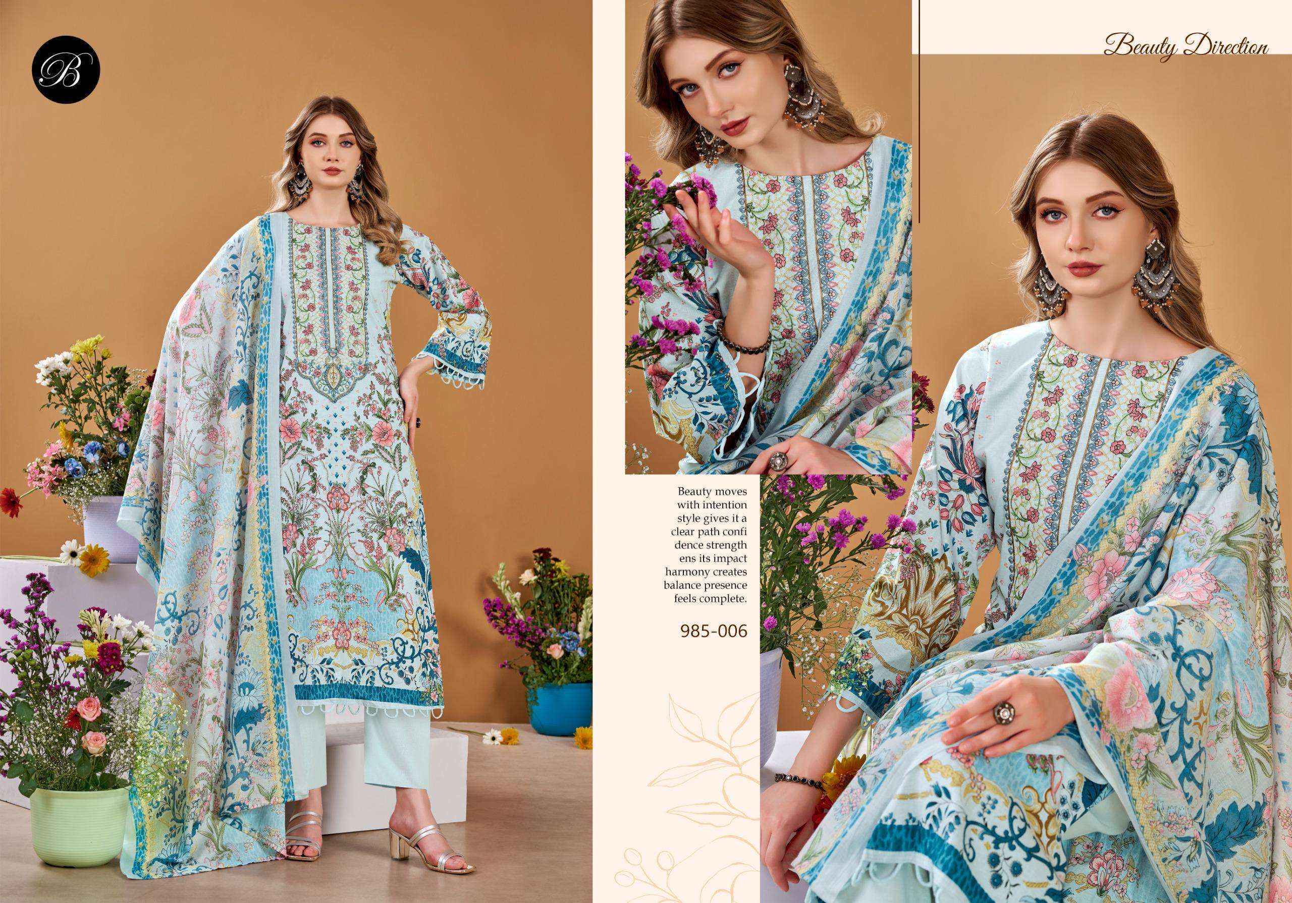 Belliza Naira Vol-145 Cotton Dress Material (8 pcs Cataloge)