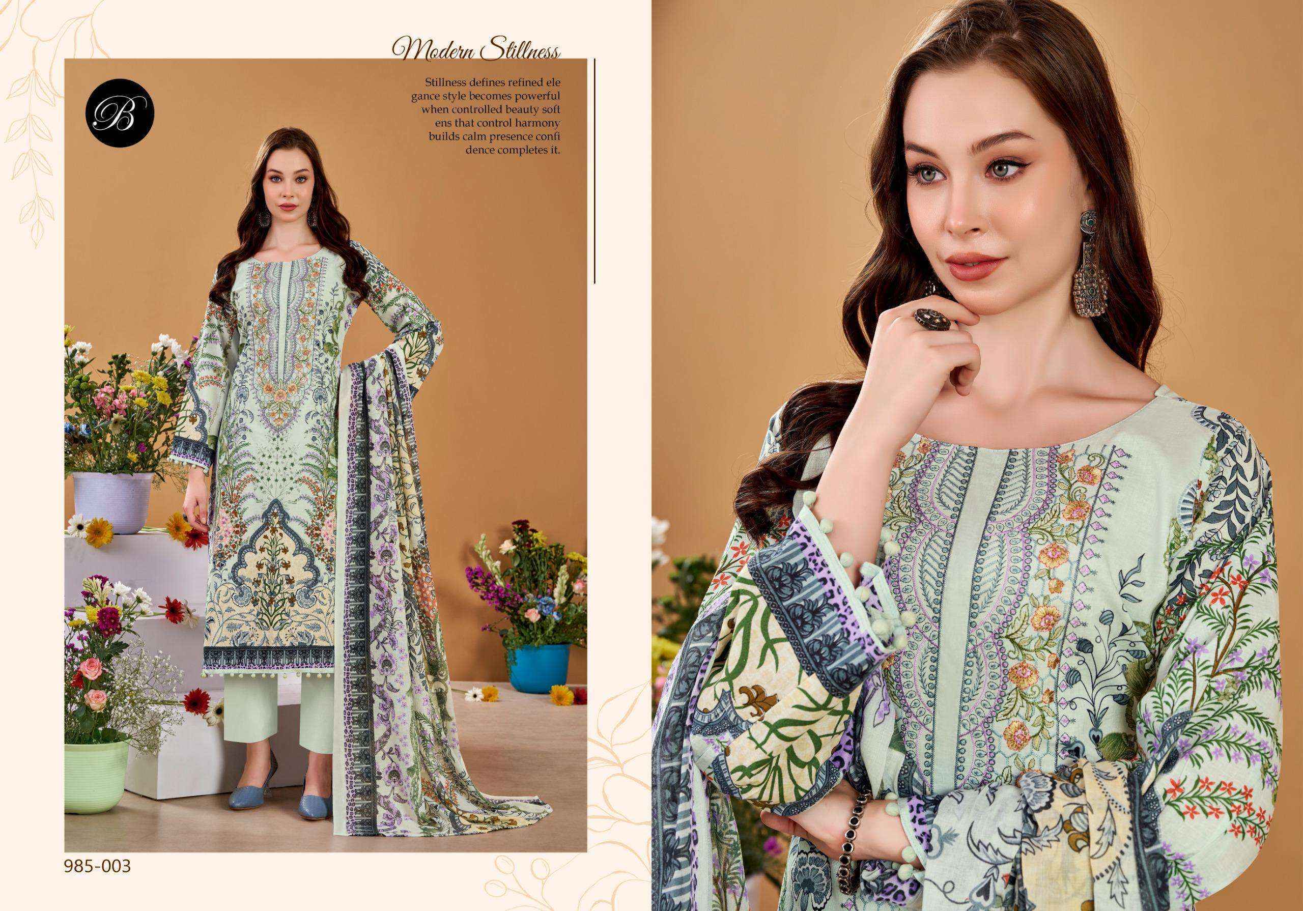 Belliza Naira Vol-145 Cotton Dress Material (8 pcs Cataloge)