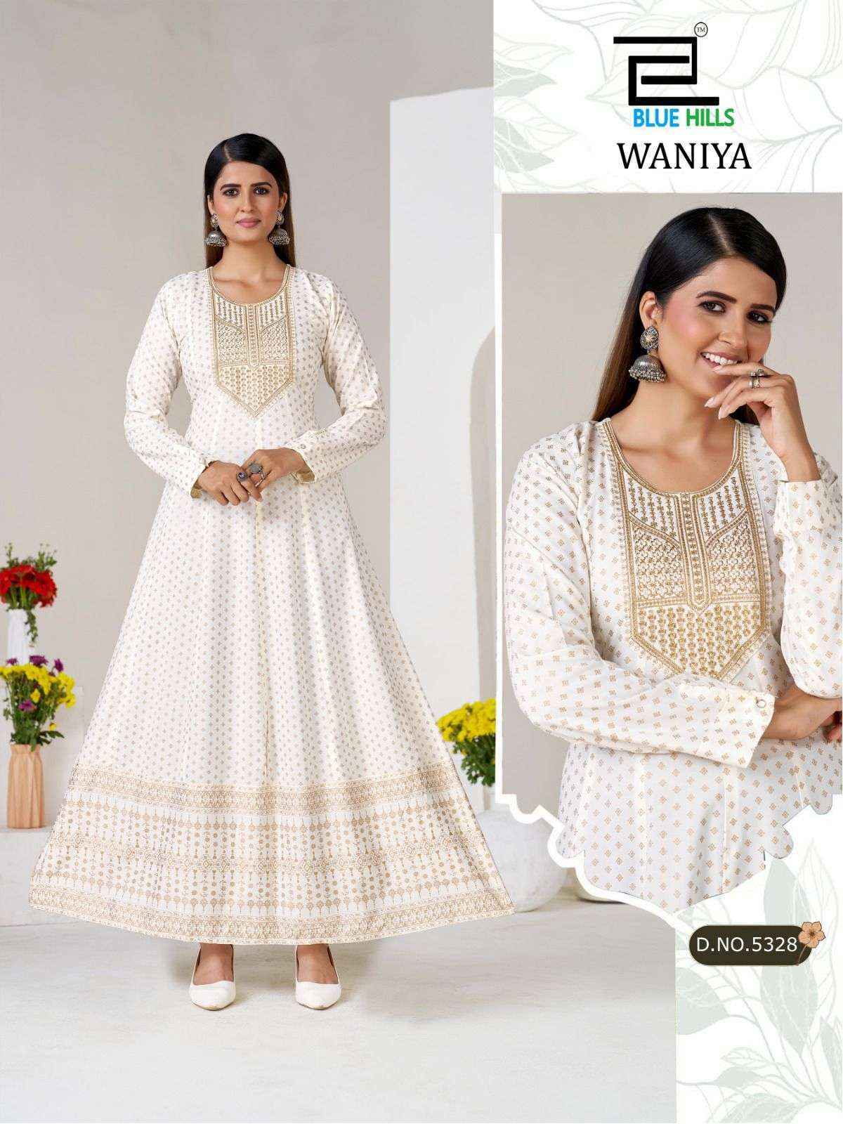 Blue Hills Waniya Rayon Gown (6 pcs Catalogue)