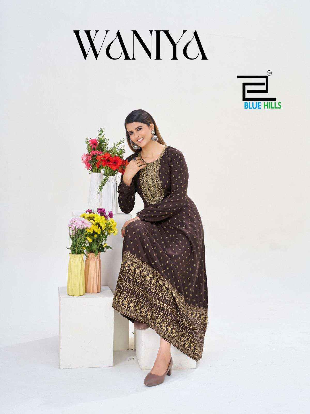 Blue Hills Waniya Rayon Gown (6 pcs Catalogue)