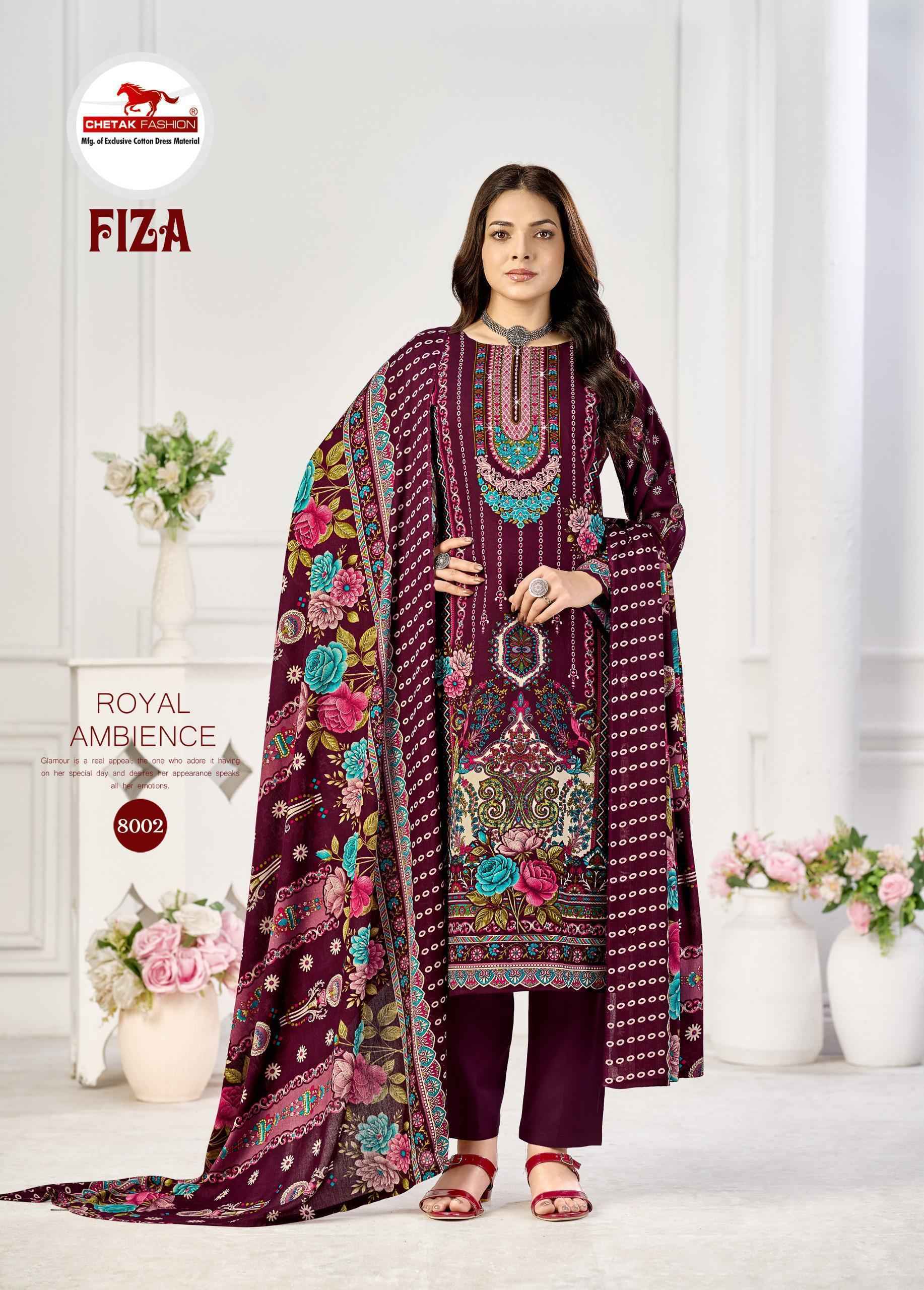 Chetak Fashion Fiza Vol-8 Rayon Dress Material (8 pcs Catalogue)