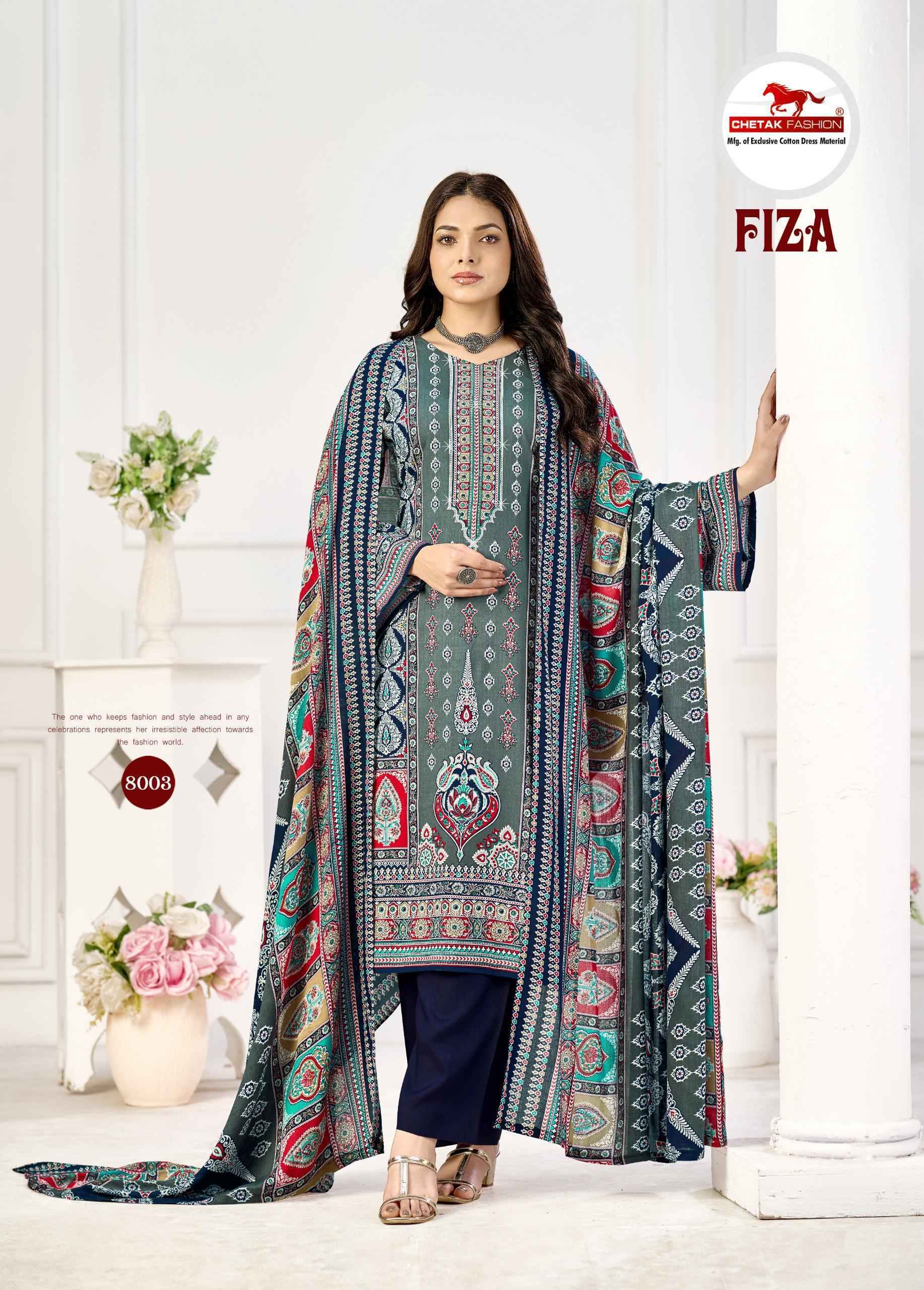Chetak Fashion Fiza Vol-8 Rayon Dress Material (8 pcs Catalogue)