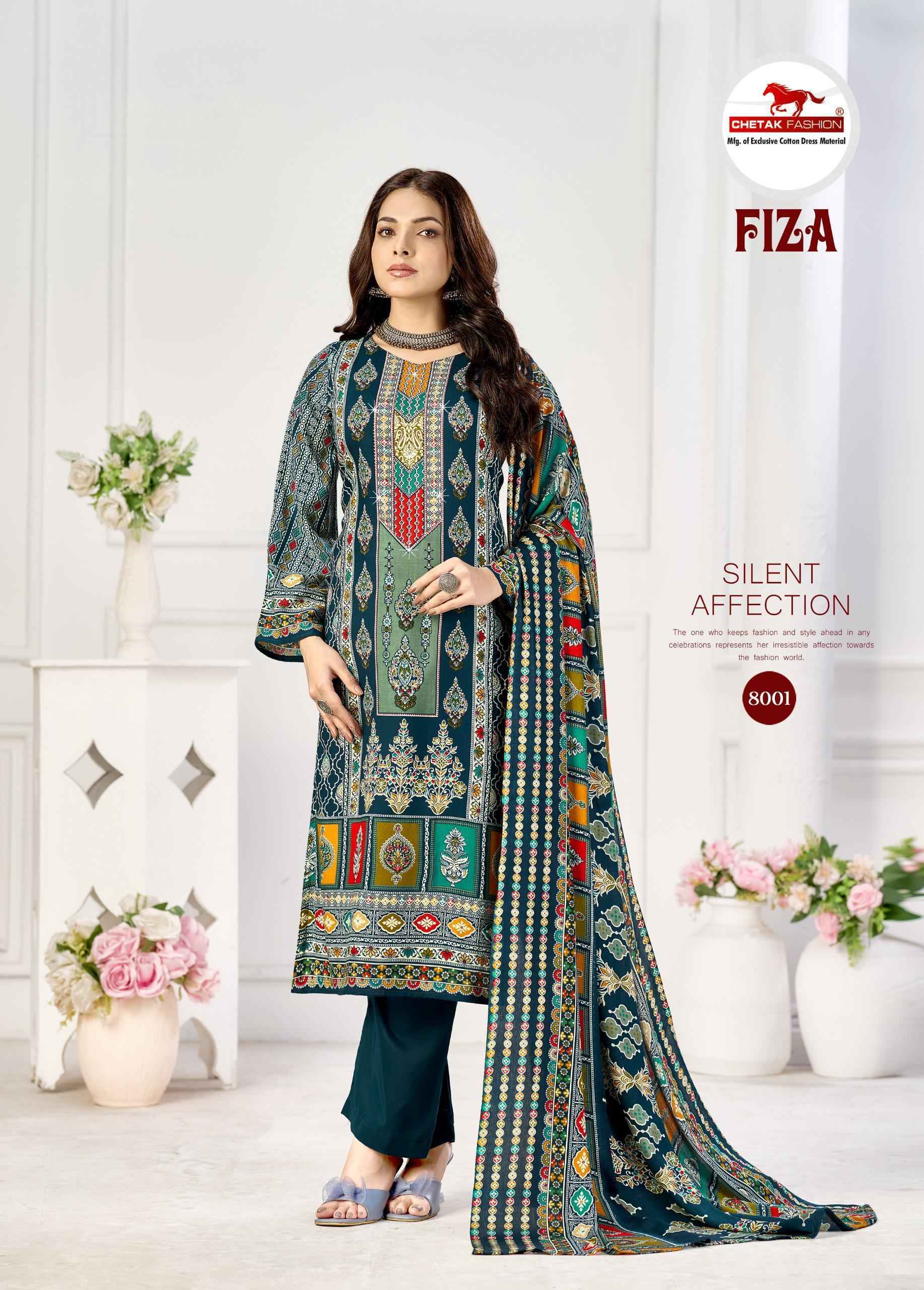 Chetak Fashion Fiza Vol-8 Rayon Dress Material (8 pcs Catalogue)