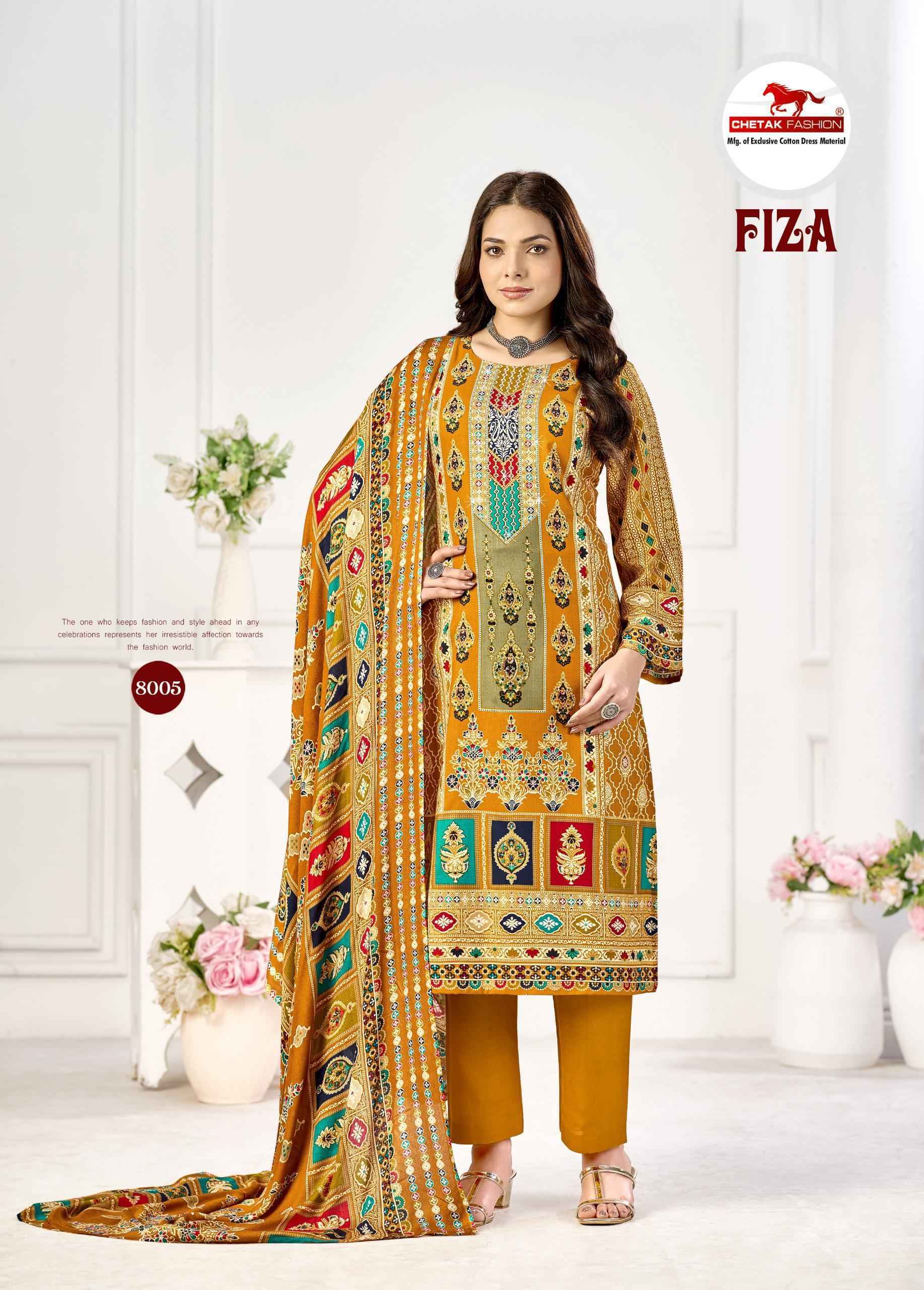 Chetak Fashion Fiza Vol-8 Rayon Dress Material (8 pcs Catalogue)